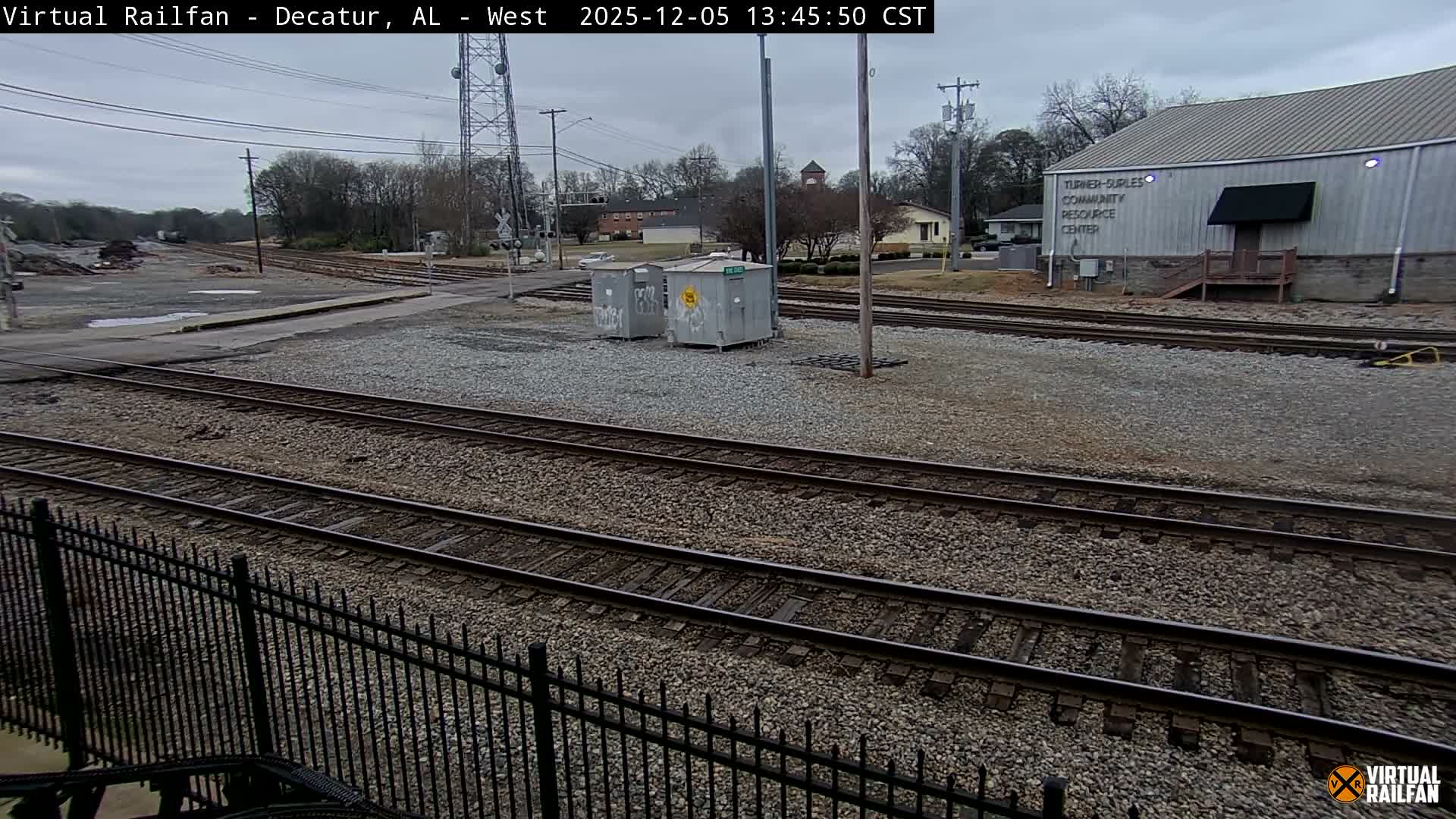 Decatur Nortfolk Southern Railway Depot Junction Live Cam - Decatur, Morgan, Alabama, USA