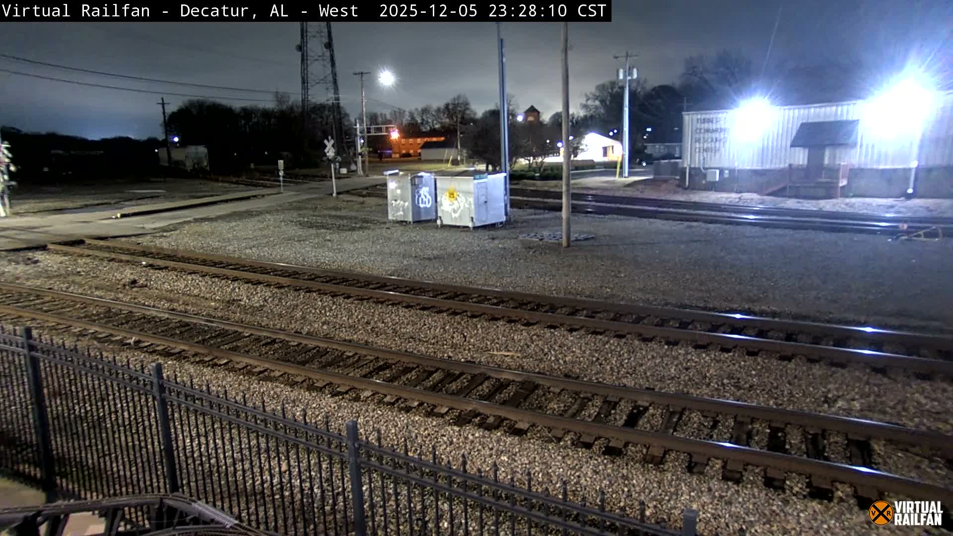 Decatur Nortfolk Southern Railway Depot Junction Live Cam - Decatur, Morgan, Alabama, USA