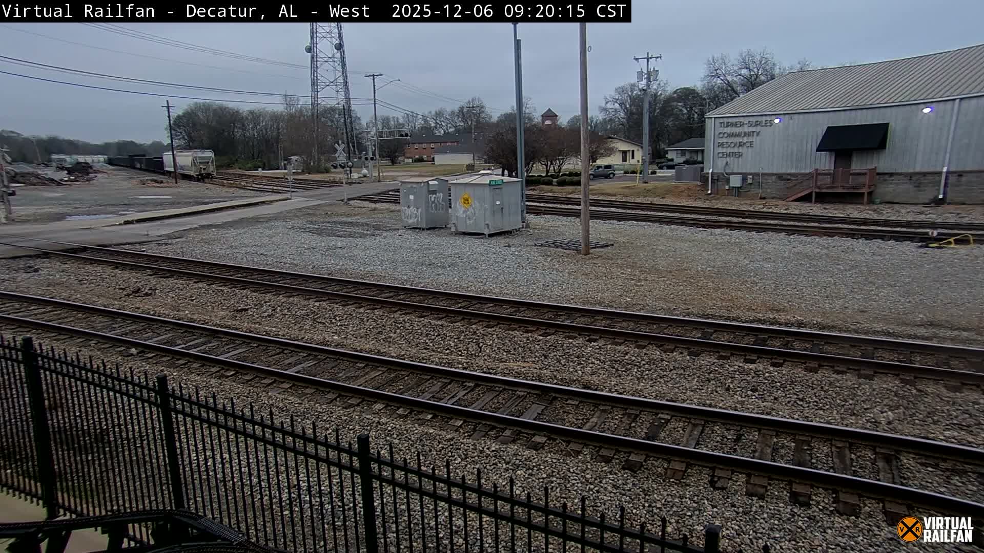 Decatur Nortfolk Southern Railway Depot Junction Live Cam - Decatur, Morgan, Alabama, USA
