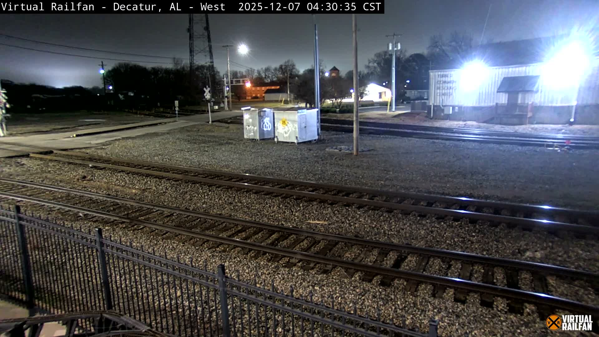 Decatur Nortfolk Southern Railway Depot Junction Live Cam - Decatur, Morgan, Alabama, USA