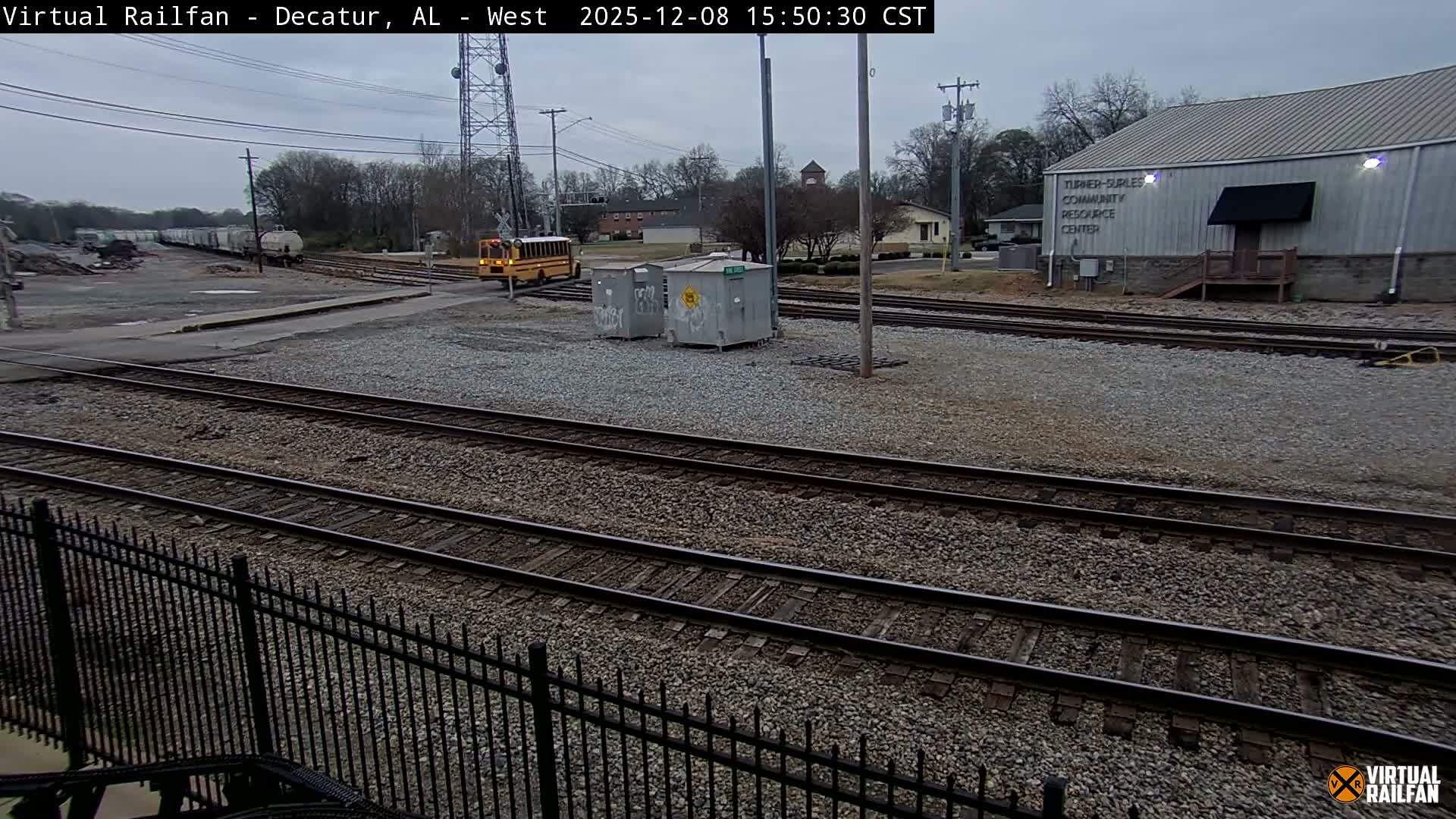 Decatur Nortfolk Southern Railway Depot Junction Live Cam - Decatur, Morgan, Alabama, USA