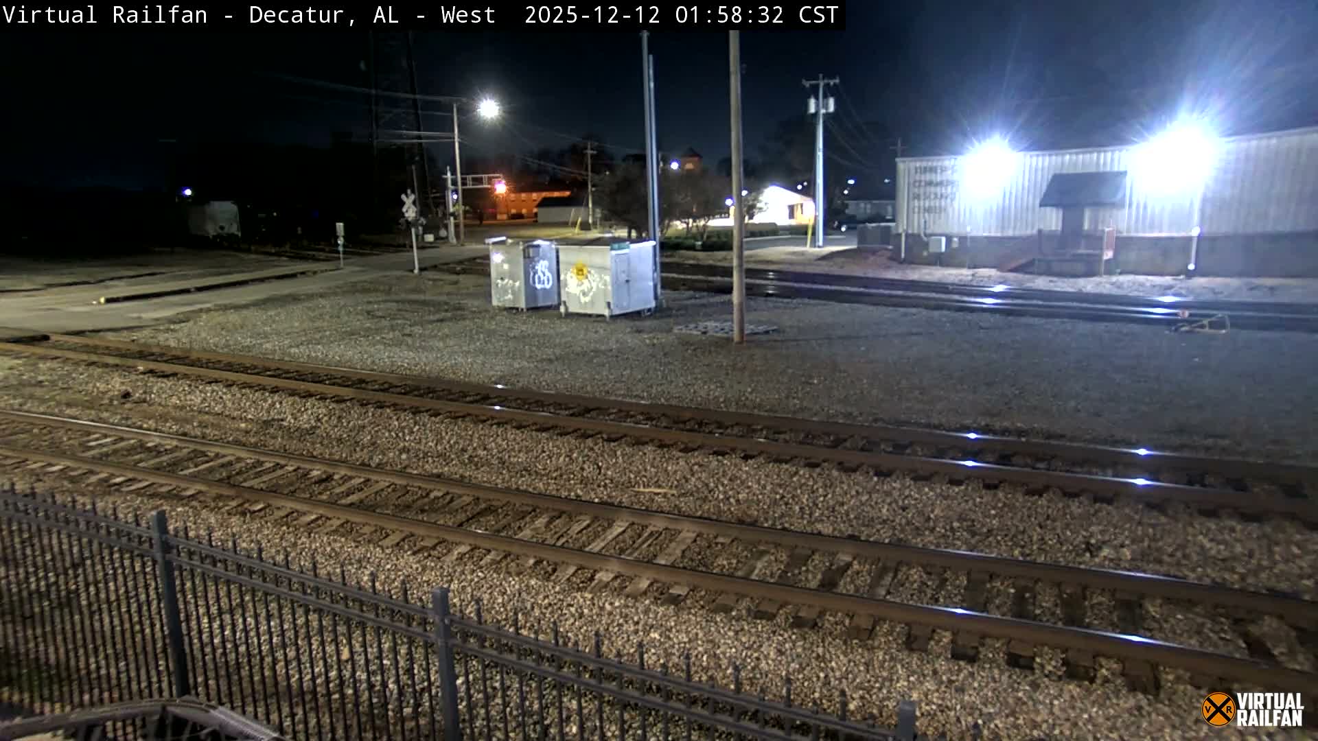 Decatur Nortfolk Southern Railway Depot Junction Live Cam - Decatur, Morgan, Alabama, USA
