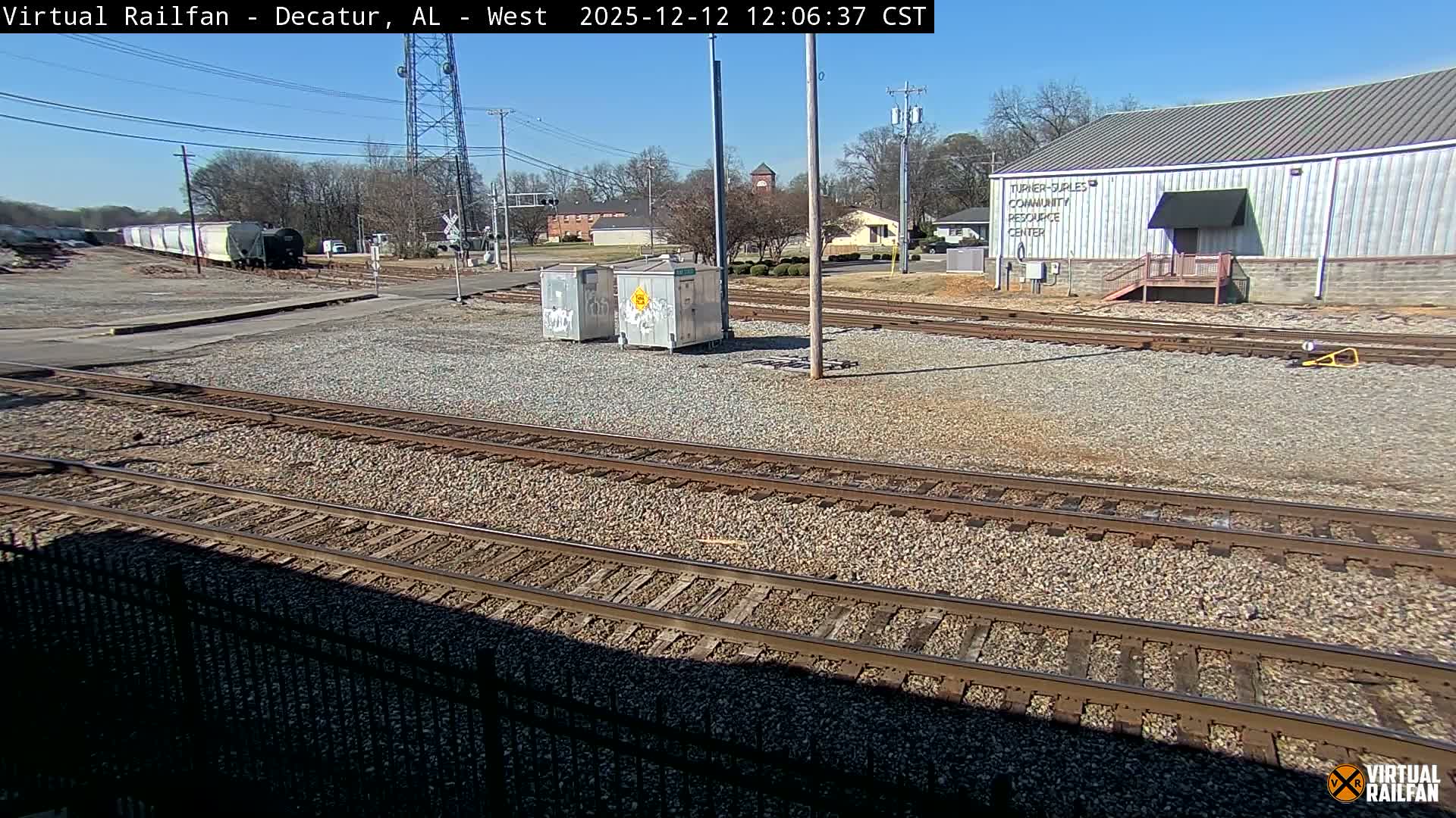 Decatur Nortfolk Southern Railway Depot Junction Live Cam - Decatur, Morgan, Alabama, USA