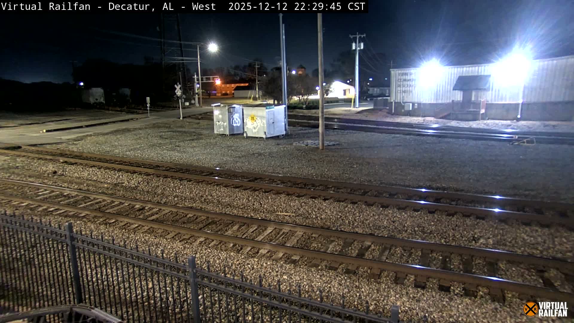Decatur Nortfolk Southern Railway Depot Junction Live Cam - Decatur, Morgan, Alabama, USA