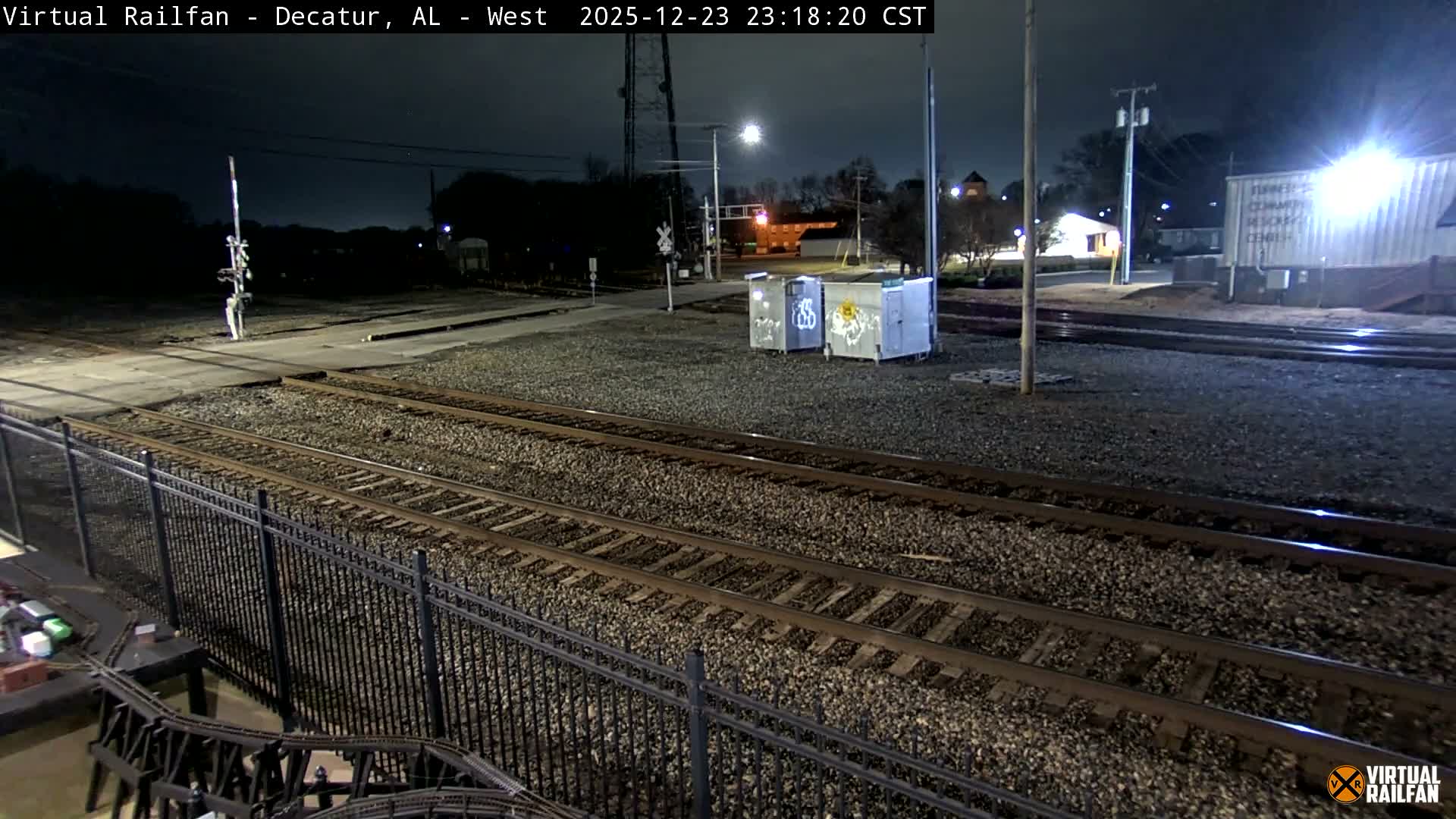 Decatur Nortfolk Southern Railway Depot Junction Live Cam - Decatur, Morgan, Alabama, USA