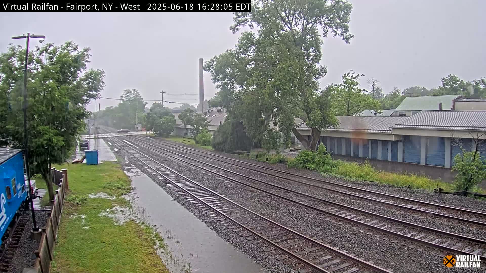 Fairport Raiway Junction Live Cam - Perinton, Monroe, New York, USA 