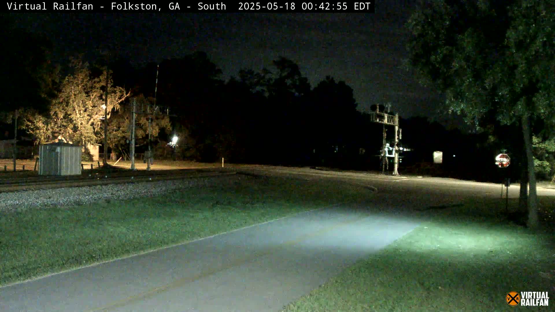 Folkston Railway - W Martin st. Junction Live Cam - Folkston, Charlton, Georgia, USA 