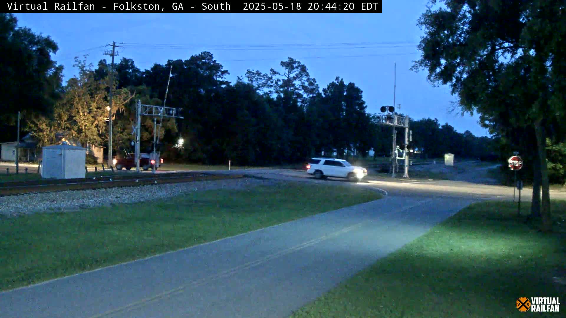 Folkston Railway - W Martin st. Junction Live Cam - Folkston, Charlton, Georgia, USA 