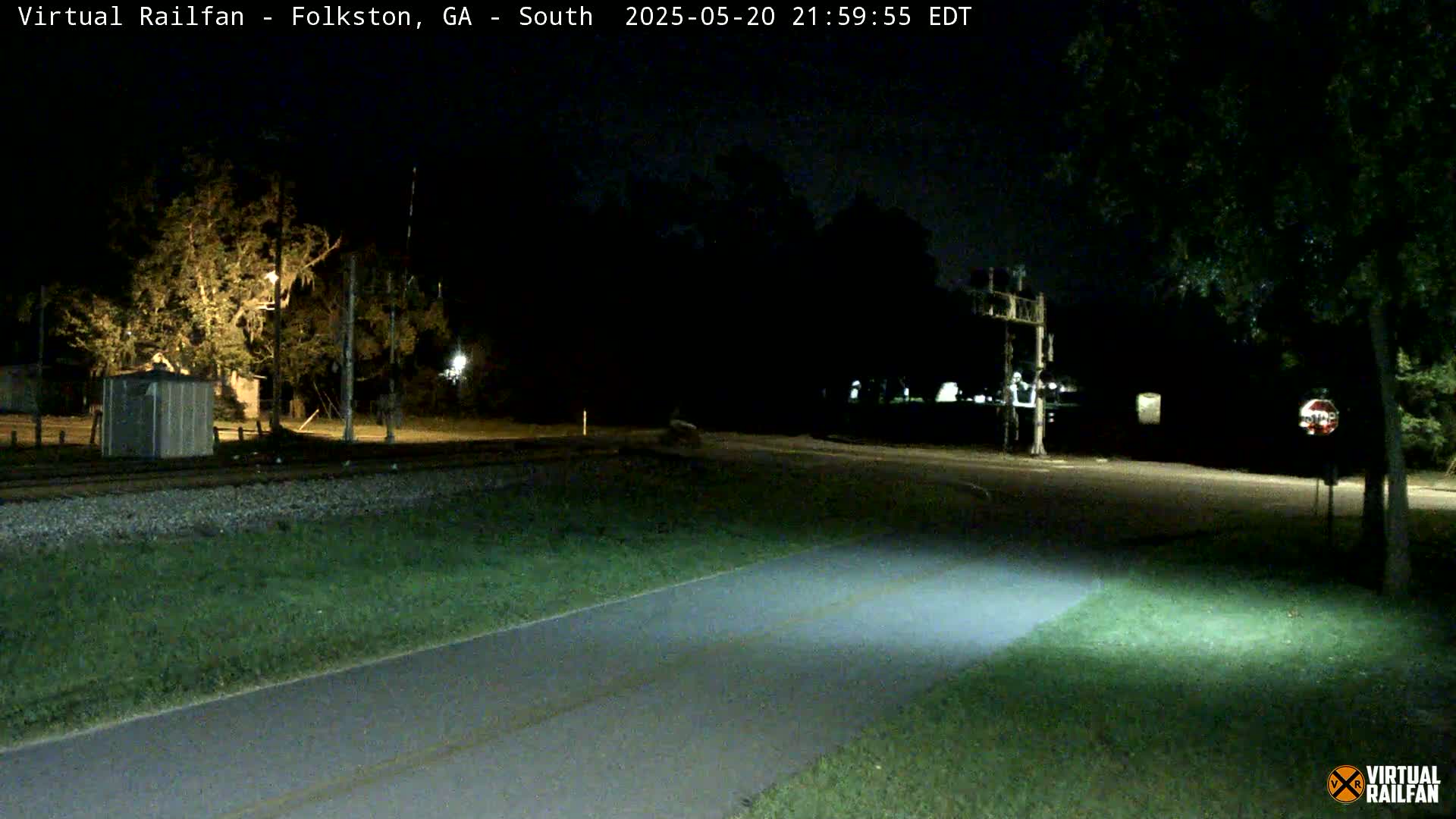 Folkston Railway - W Martin st. Junction Live Cam - Folkston, Charlton, Georgia, USA 