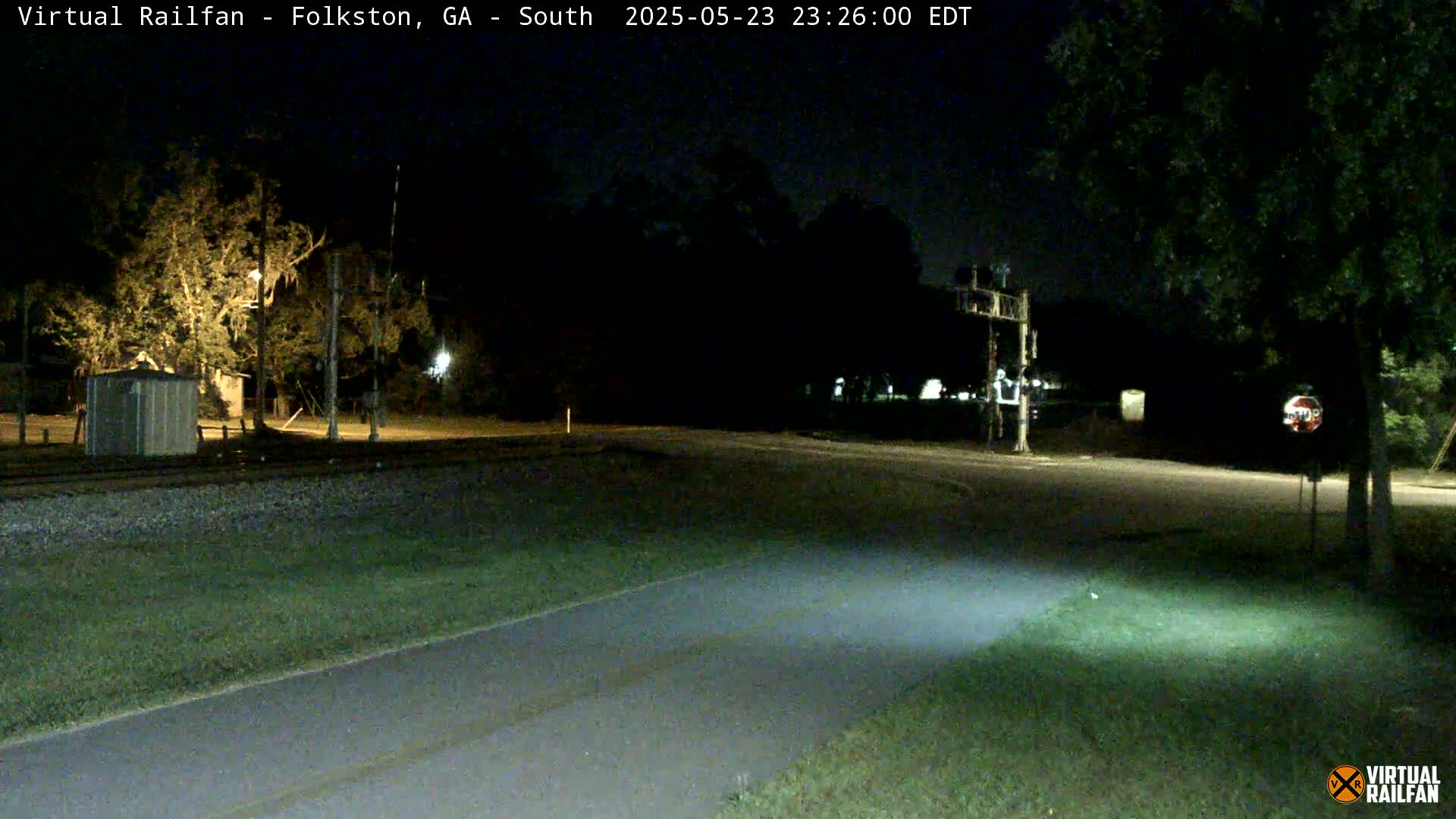 Folkston Railway - W Martin st. Junction Live Cam - Folkston, Charlton, Georgia, USA 