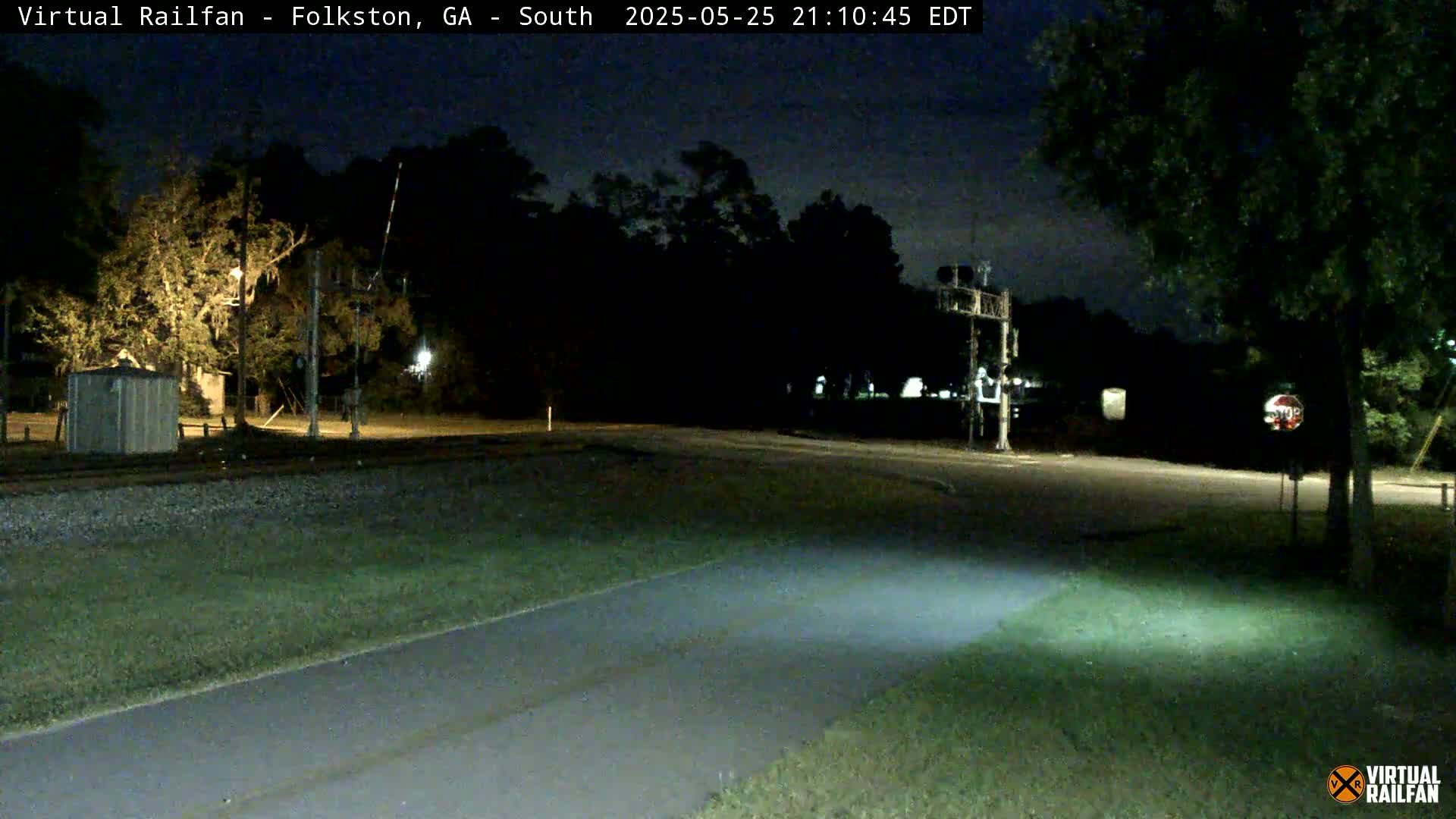 Folkston Railway - W Martin st. Junction Live Cam - Folkston, Charlton, Georgia, USA 