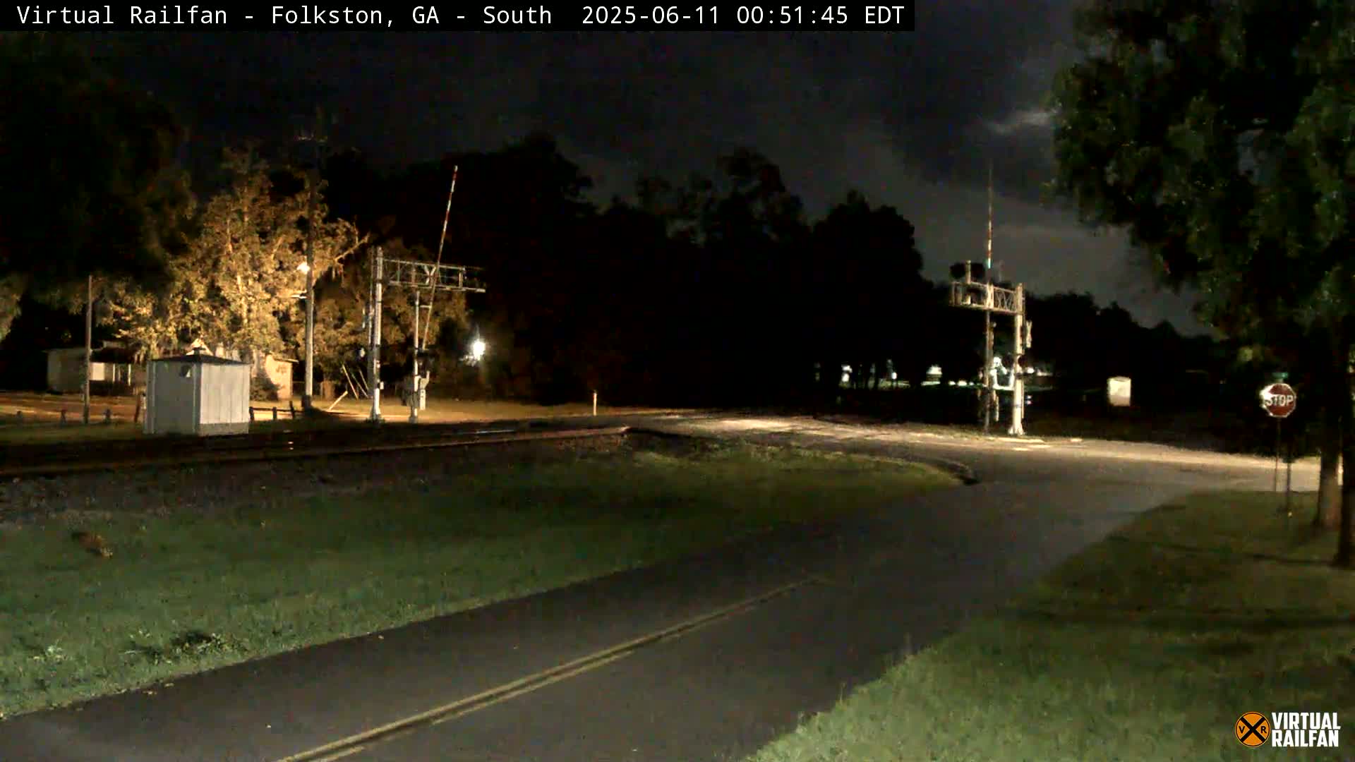 Folkston Railway - W Martin st. Junction Live Cam - Folkston, Charlton, Georgia, USA 
