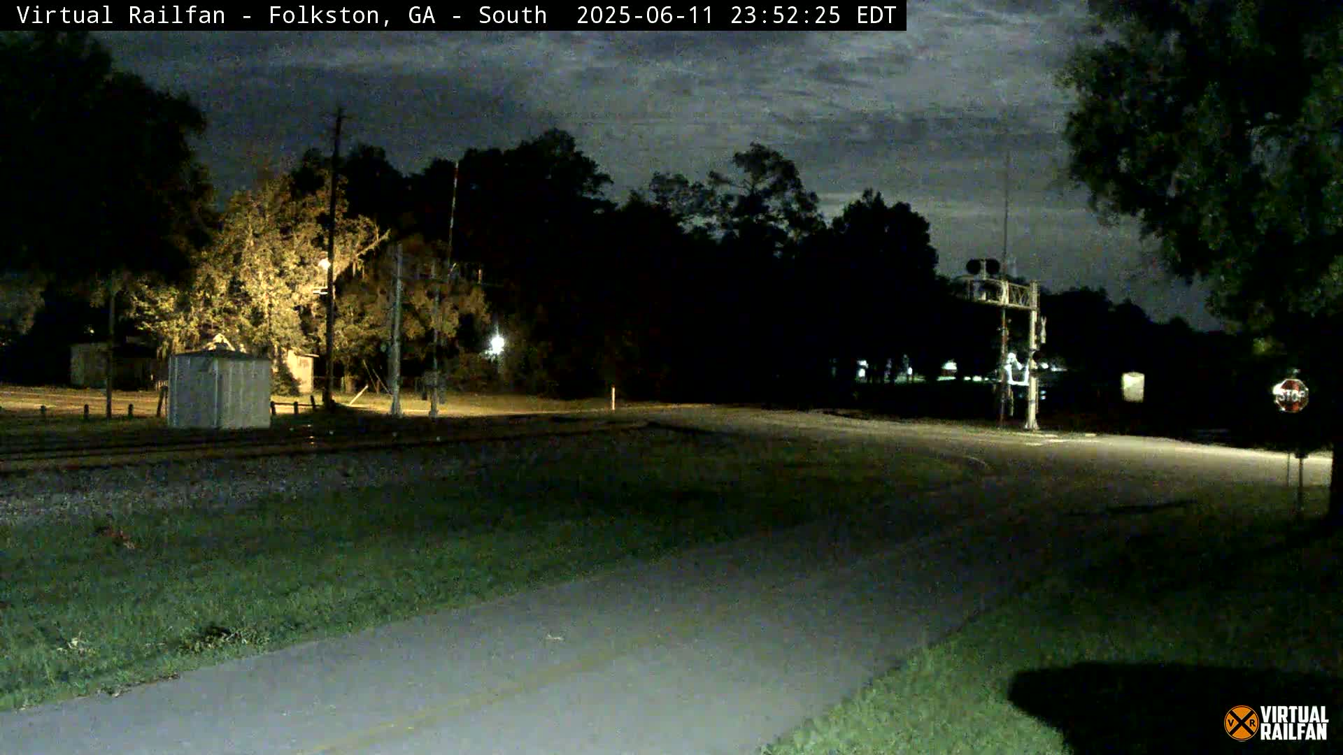 Folkston Railway - W Martin st. Junction Live Cam - Folkston, Charlton, Georgia, USA 