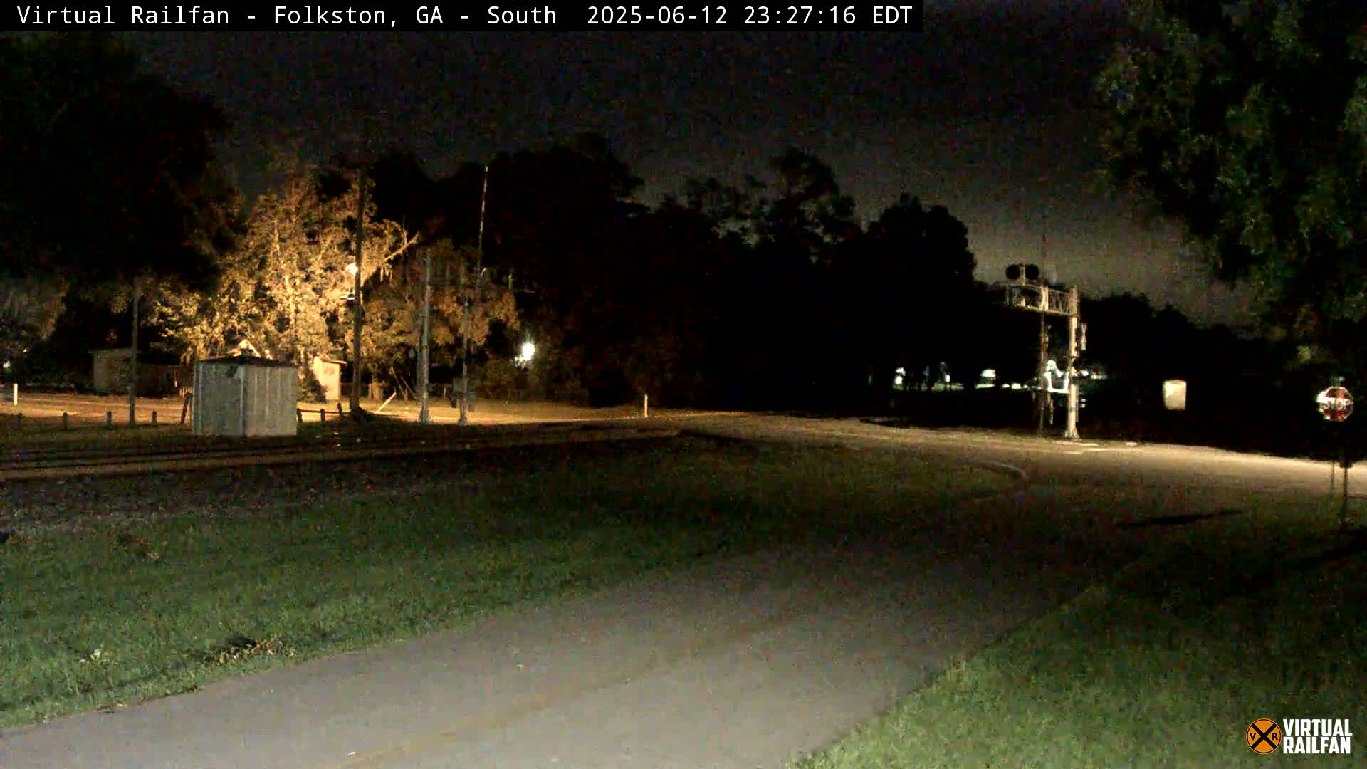 Folkston Railway - W Martin st. Junction Live Cam - Folkston, Charlton, Georgia, USA 