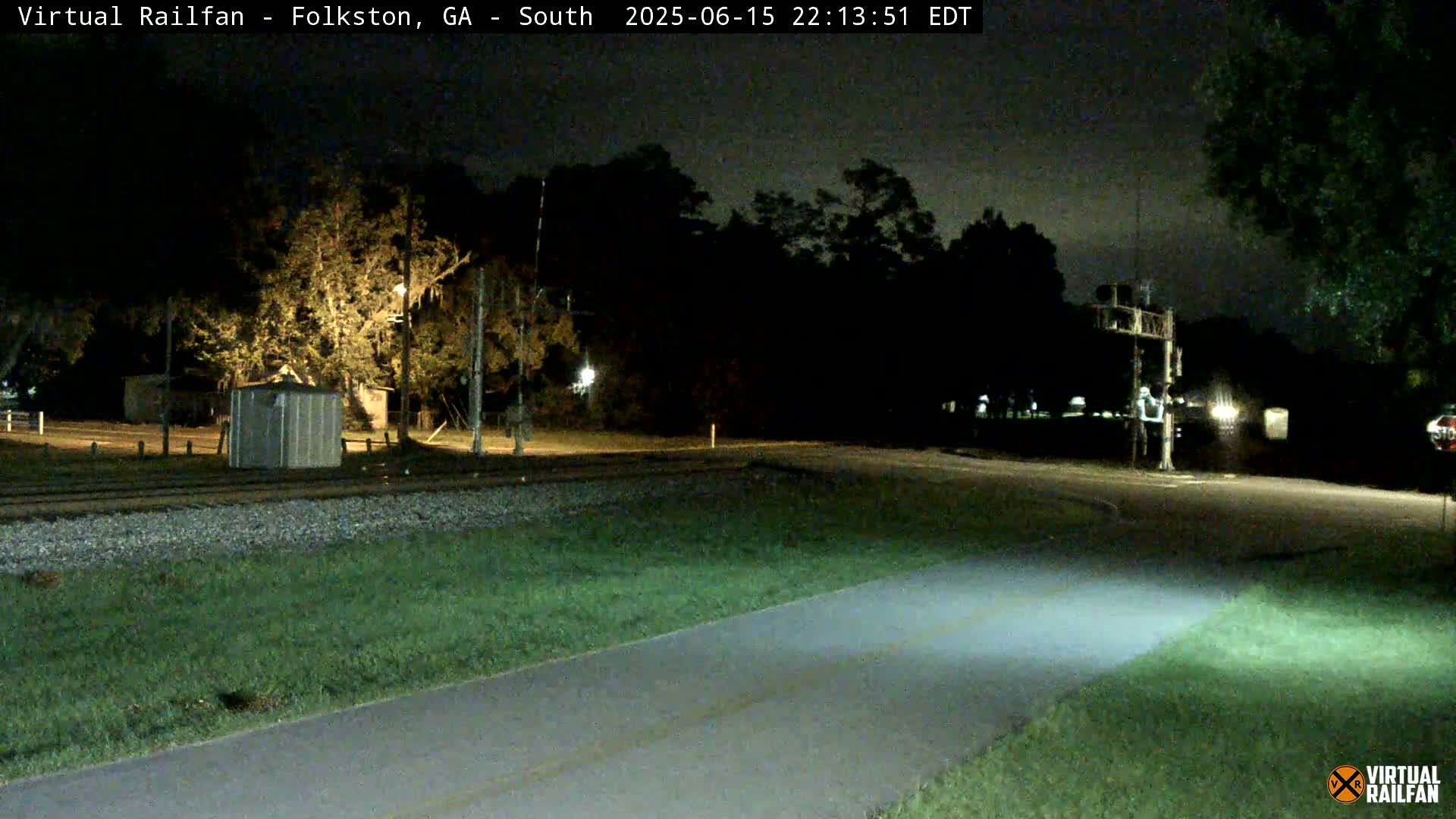 Folkston Railway - W Martin st. Junction Live Cam - Folkston, Charlton, Georgia, USA 