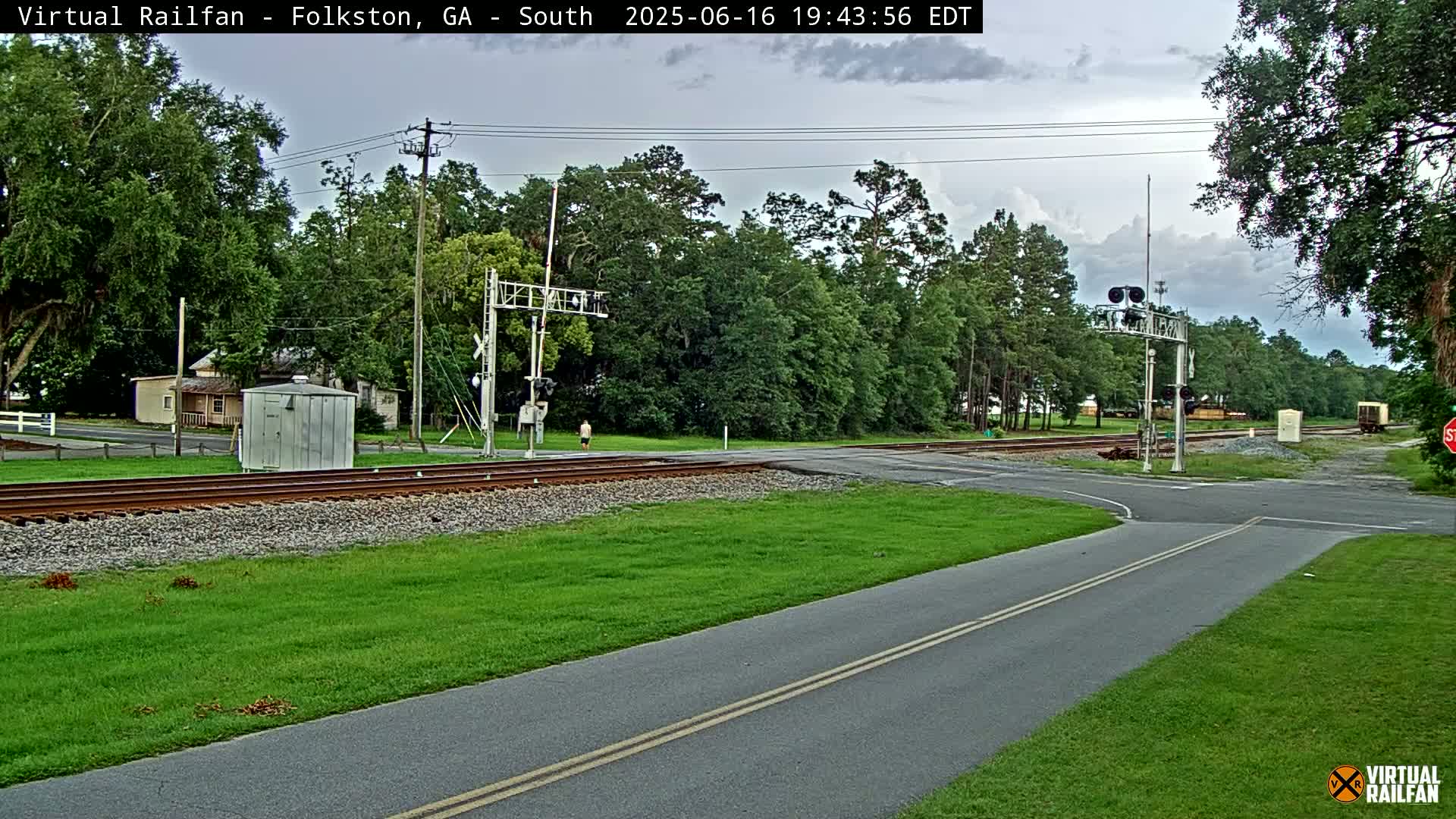 Folkston Railway - W Martin st. Junction Live Cam - Folkston, Charlton, Georgia, USA 