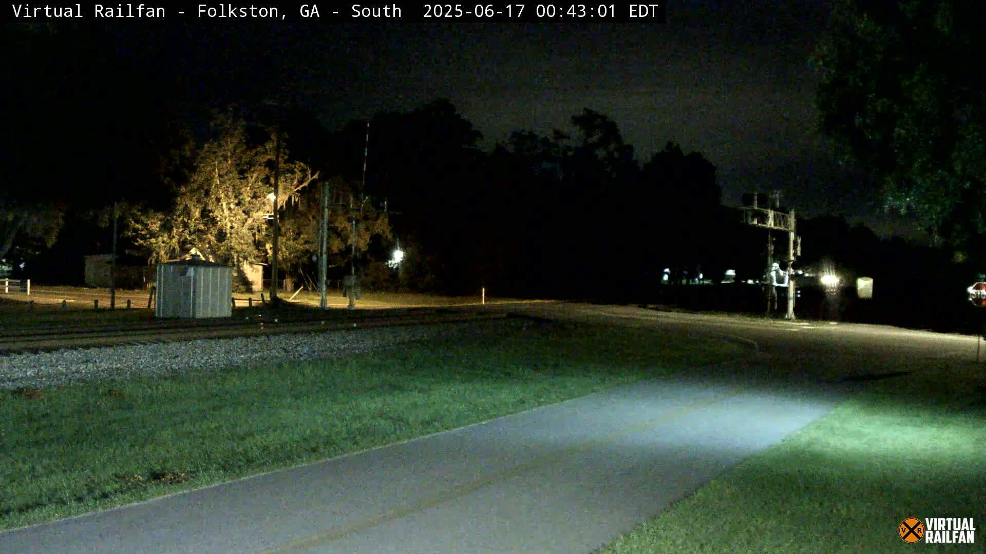 Folkston Railway - W Martin st. Junction Live Cam - Folkston, Charlton, Georgia, USA 