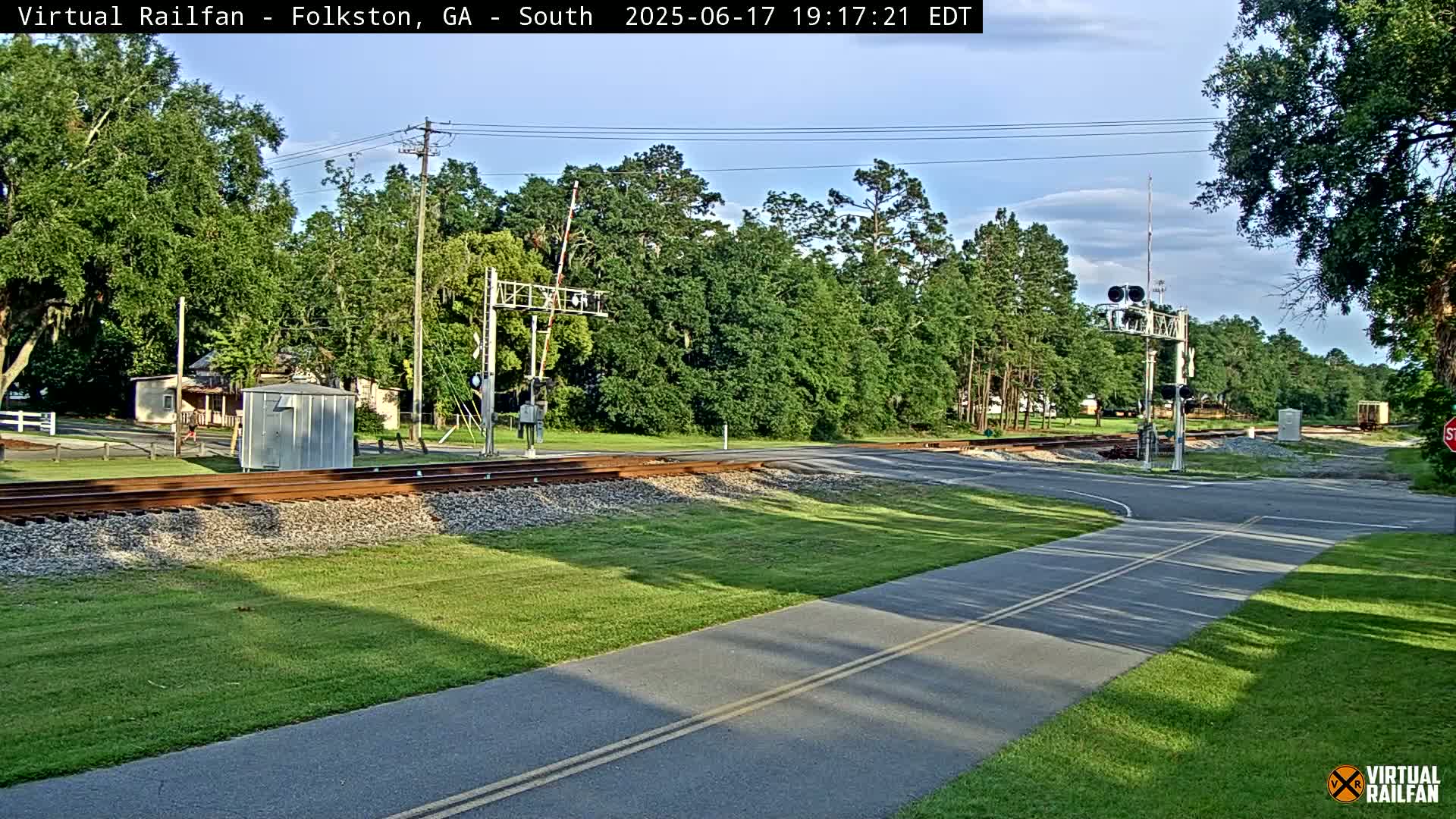 Folkston Railway - W Martin st. Junction Live Cam - Folkston, Charlton, Georgia, USA 