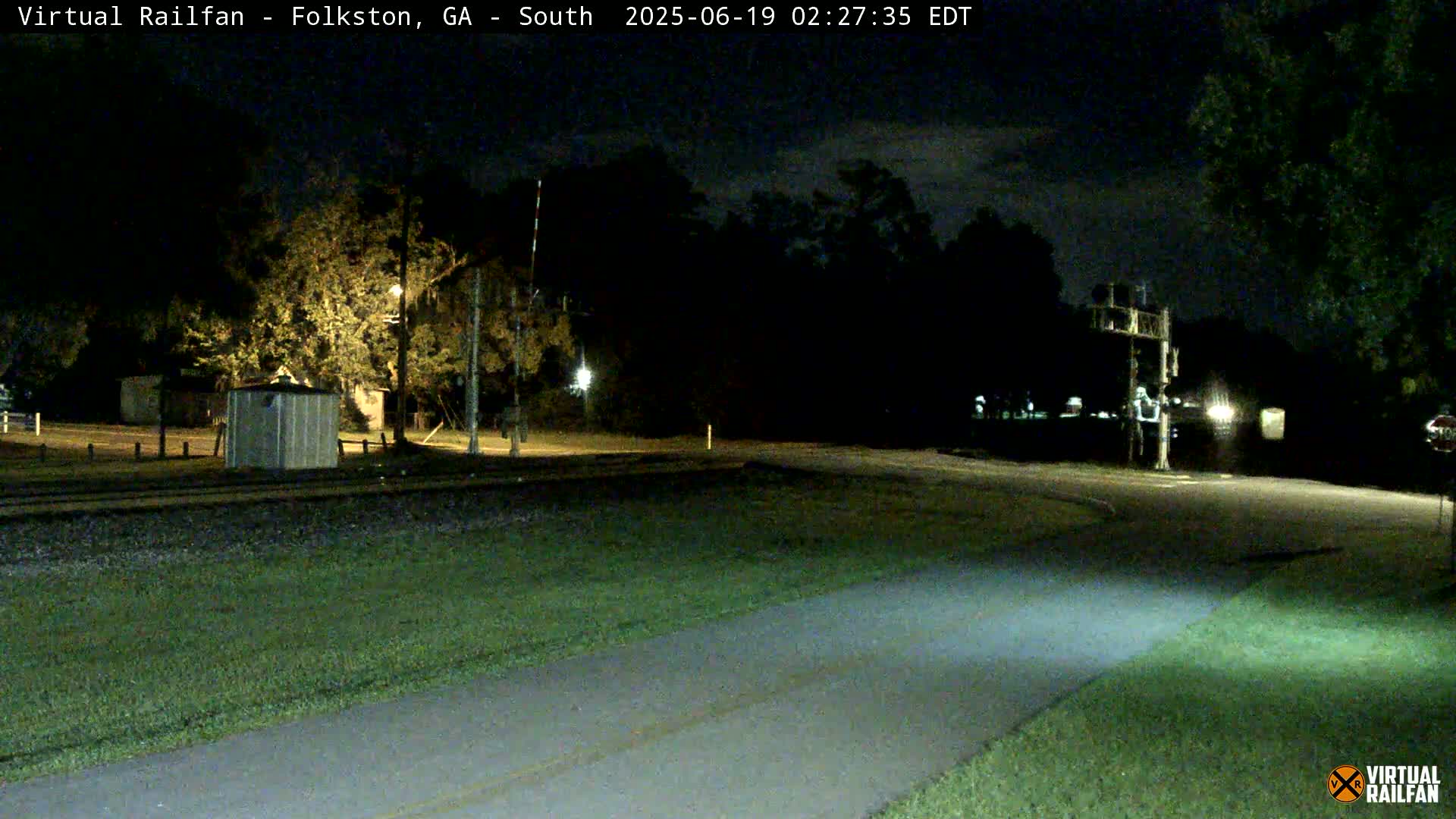 Folkston Railway - W Martin st. Junction Live Cam - Folkston, Charlton, Georgia, USA 