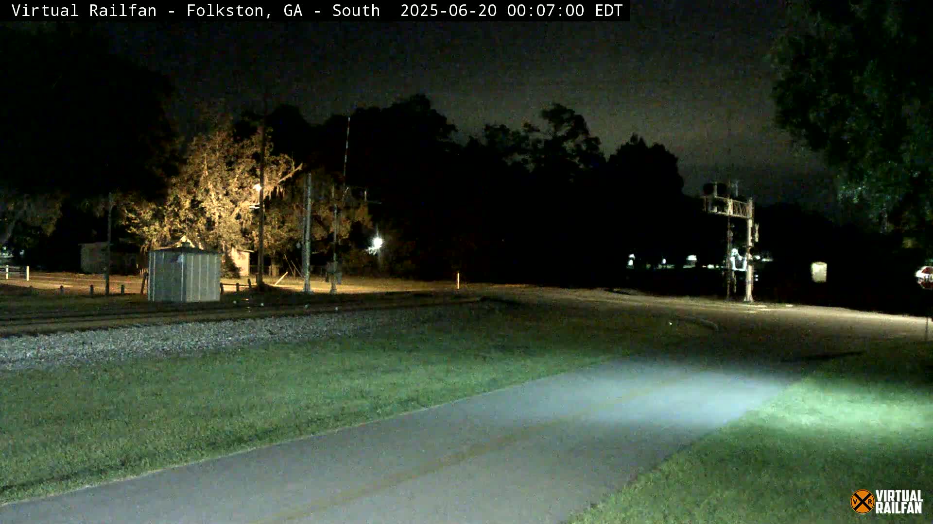 Folkston Railway - W Martin st. Junction Live Cam - Folkston, Charlton, Georgia, USA 