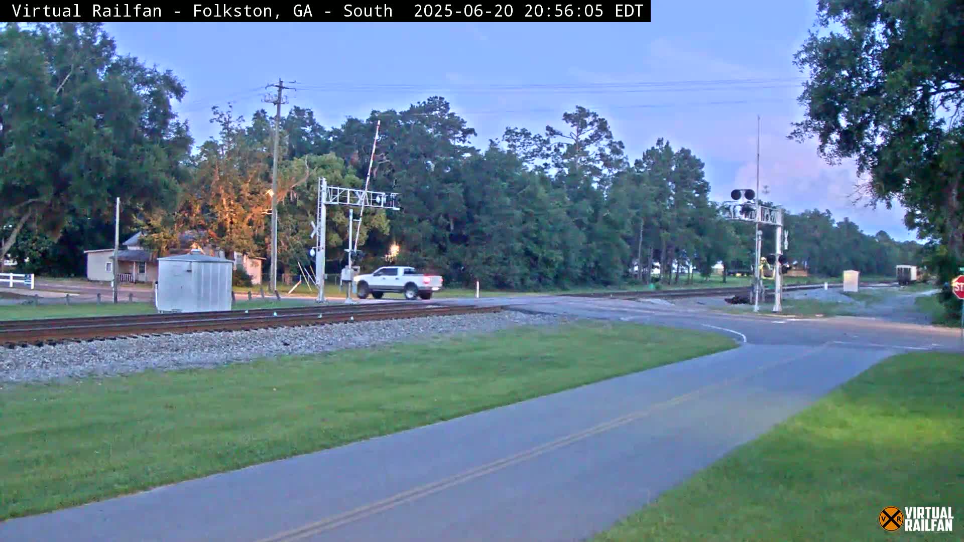 Folkston Railway - W Martin st. Junction Live Cam - Folkston, Charlton, Georgia, USA 
