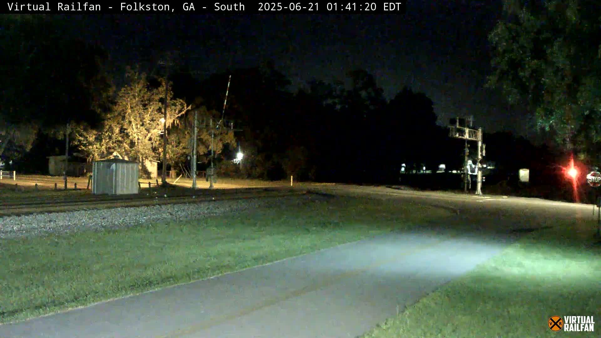 Folkston Railway - W Martin st. Junction Live Cam - Folkston, Charlton, Georgia, USA 