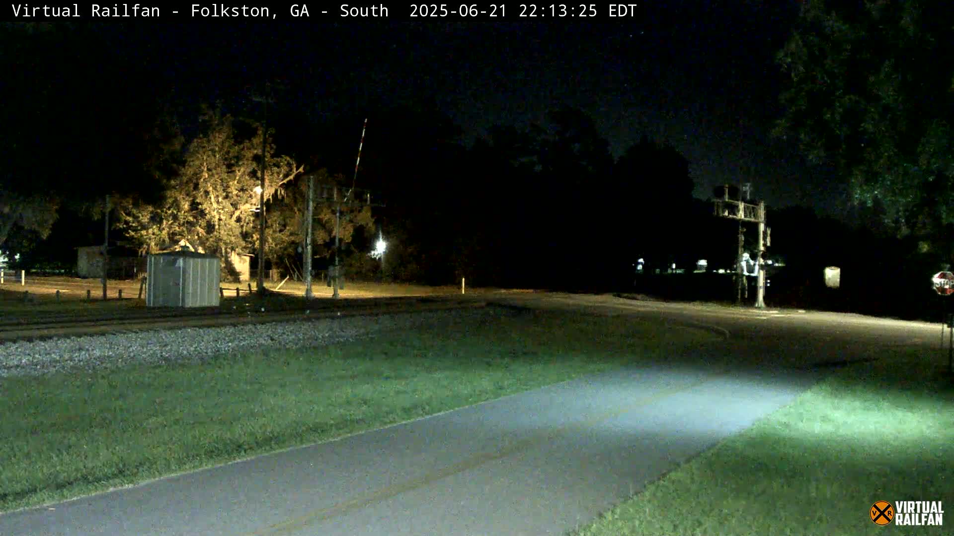 Folkston Railway - W Martin st. Junction Live Cam - Folkston, Charlton, Georgia, USA 