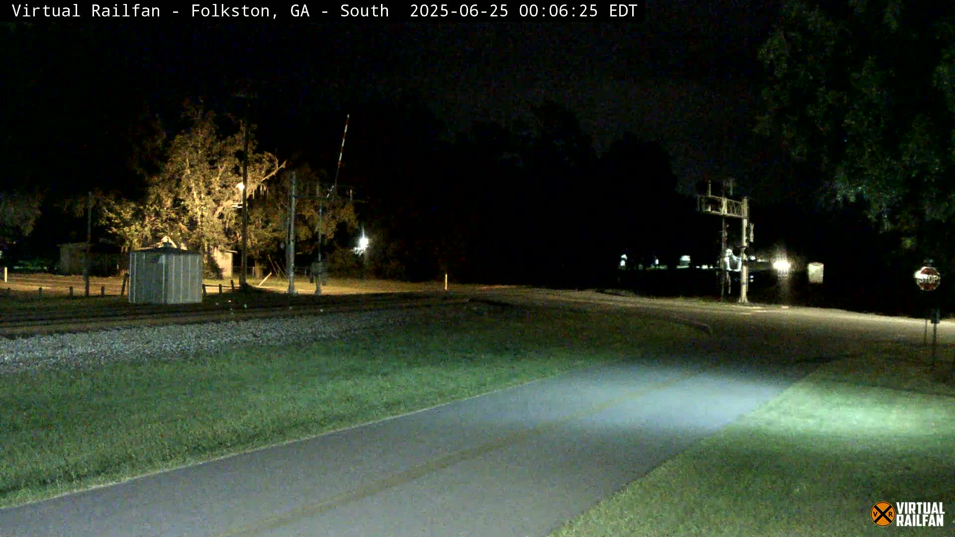 Folkston Railway - W Martin st. Junction Live Cam - Folkston, Charlton, Georgia, USA 