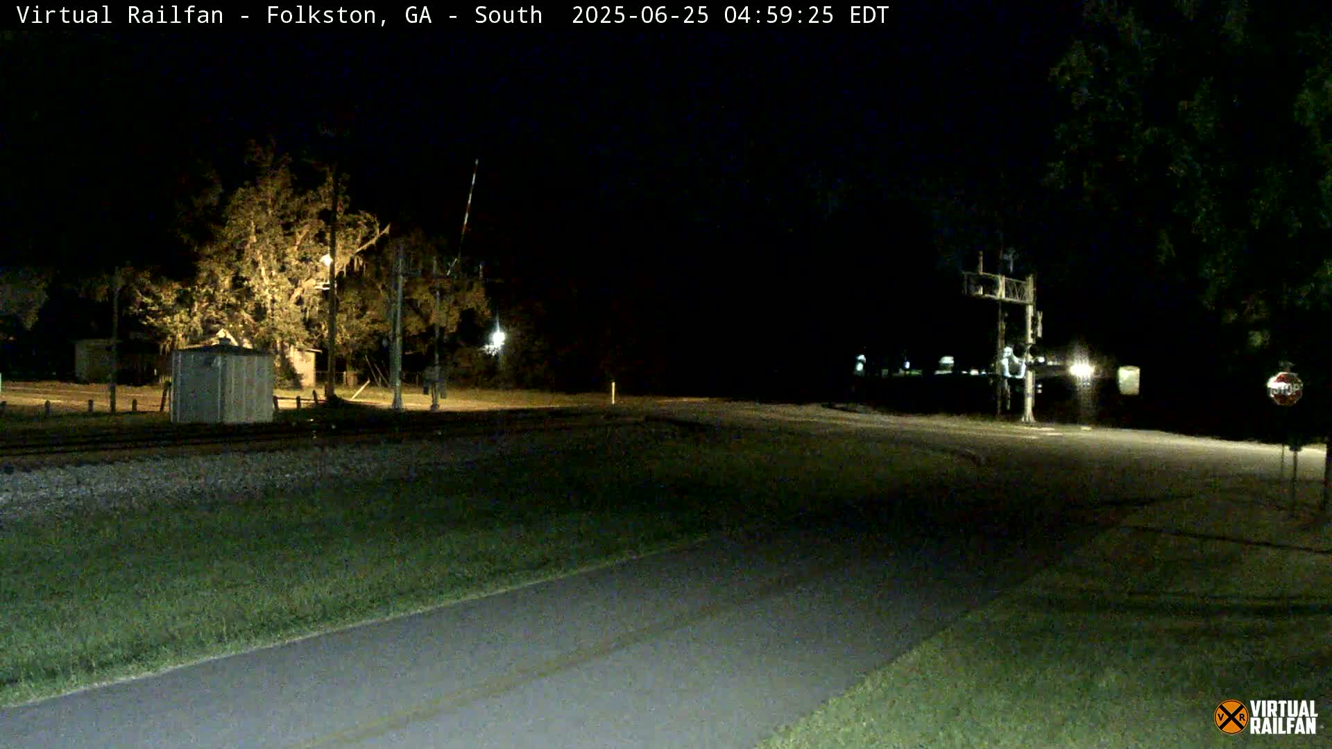 Folkston Railway - W Martin st. Junction Live Cam - Folkston, Charlton, Georgia, USA 