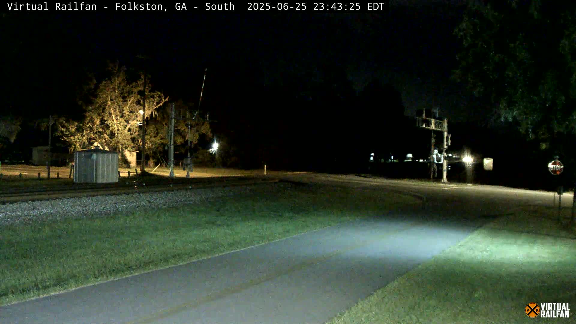 Folkston Railway - W Martin st. Junction Live Cam - Folkston, Charlton, Georgia, USA 