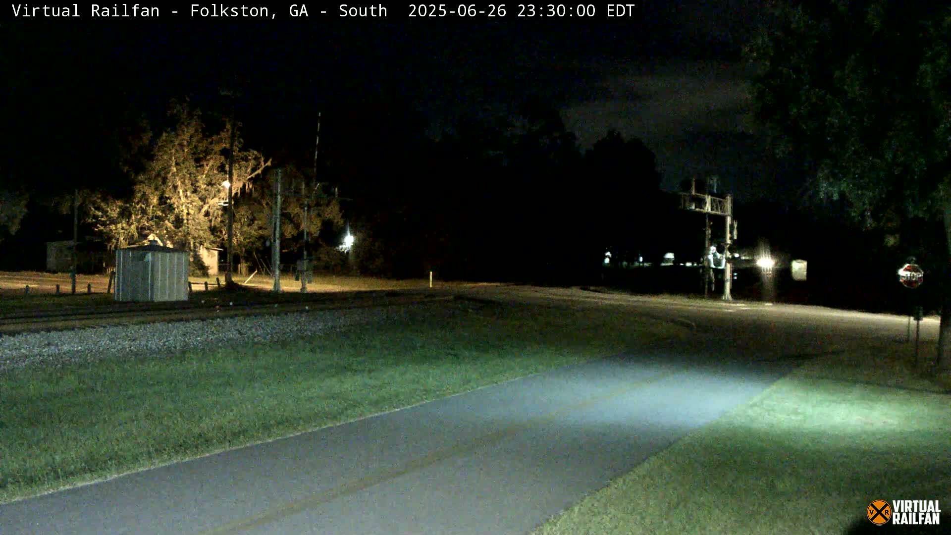 Folkston Railway - W Martin st. Junction Live Cam - Folkston, Charlton, Georgia, USA 
