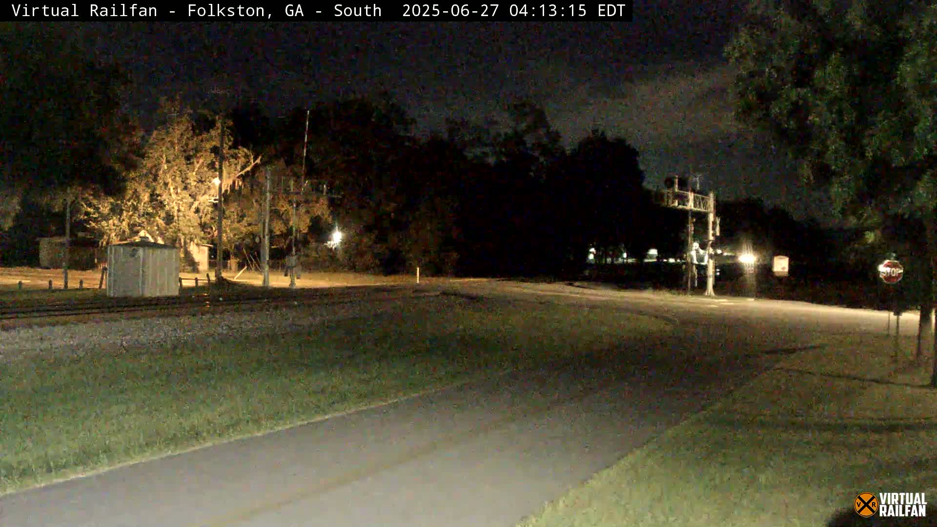 Folkston Railway - W Martin st. Junction Live Cam - Folkston, Charlton, Georgia, USA 