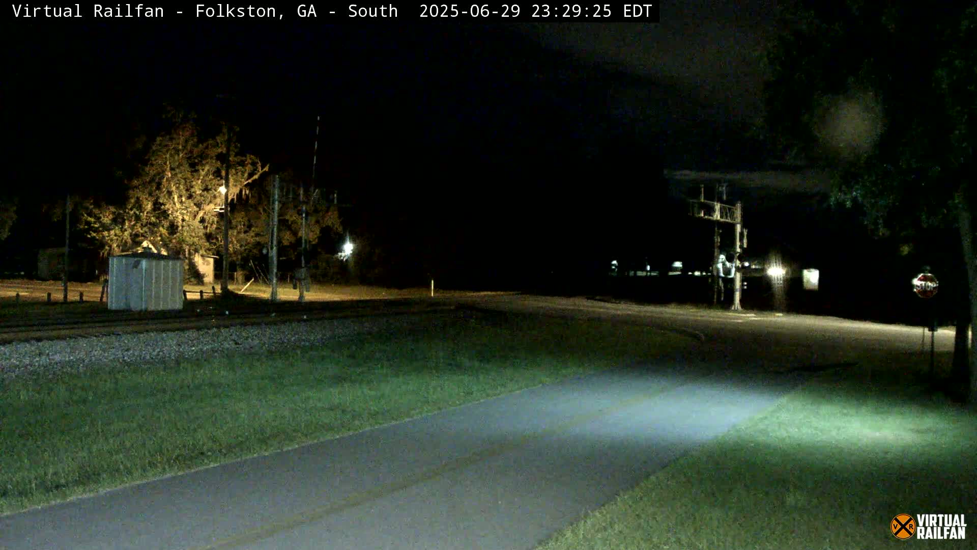 Folkston Railway - W Martin st. Junction Live Cam - Folkston, Charlton, Georgia, USA 