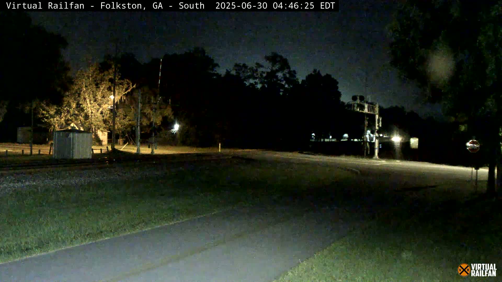 Folkston Railway - W Martin st. Junction Live Cam - Folkston, Charlton, Georgia, USA 