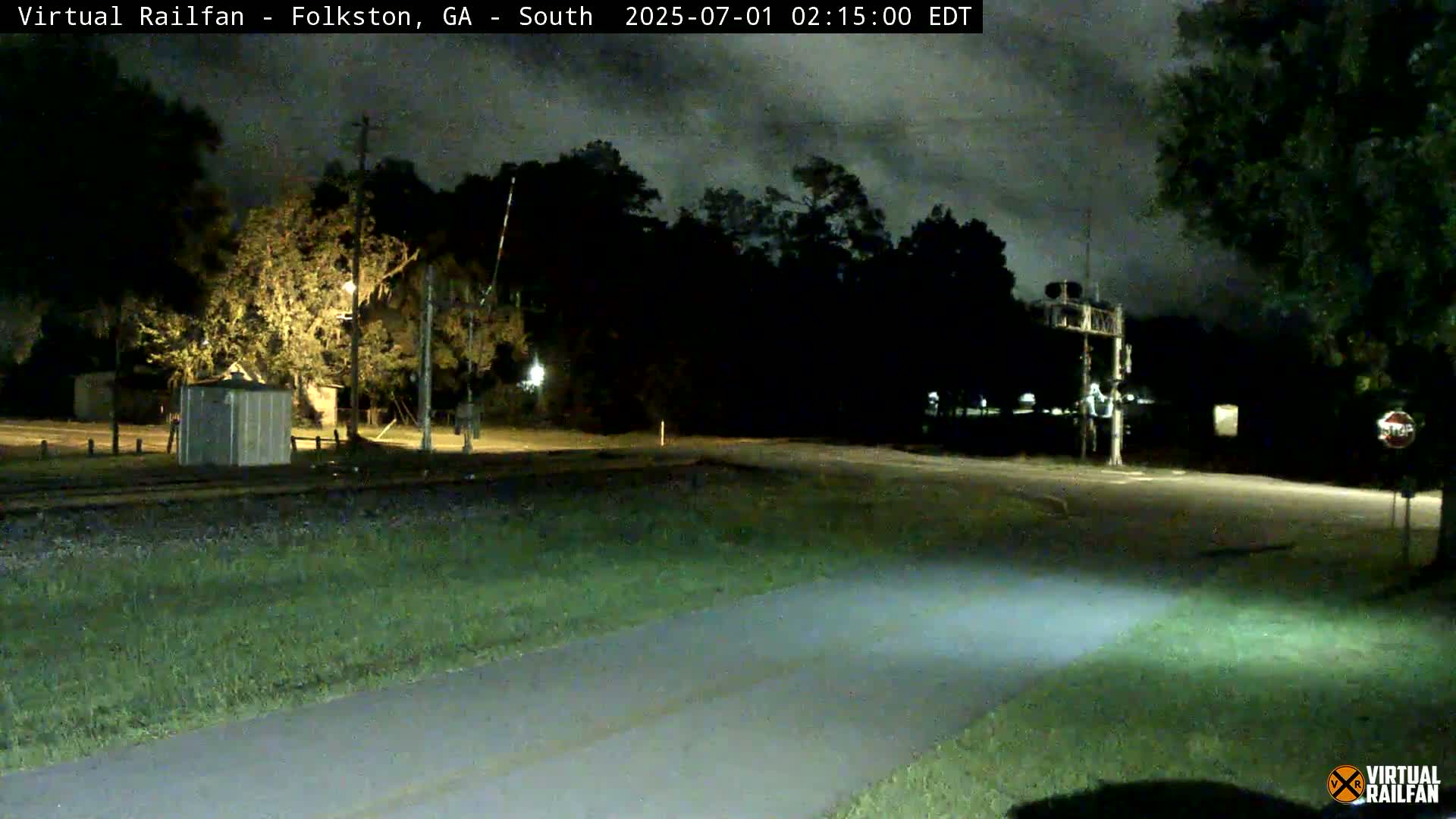 Folkston Railway - W Martin st. Junction Live Cam - Folkston, Charlton, Georgia, USA 