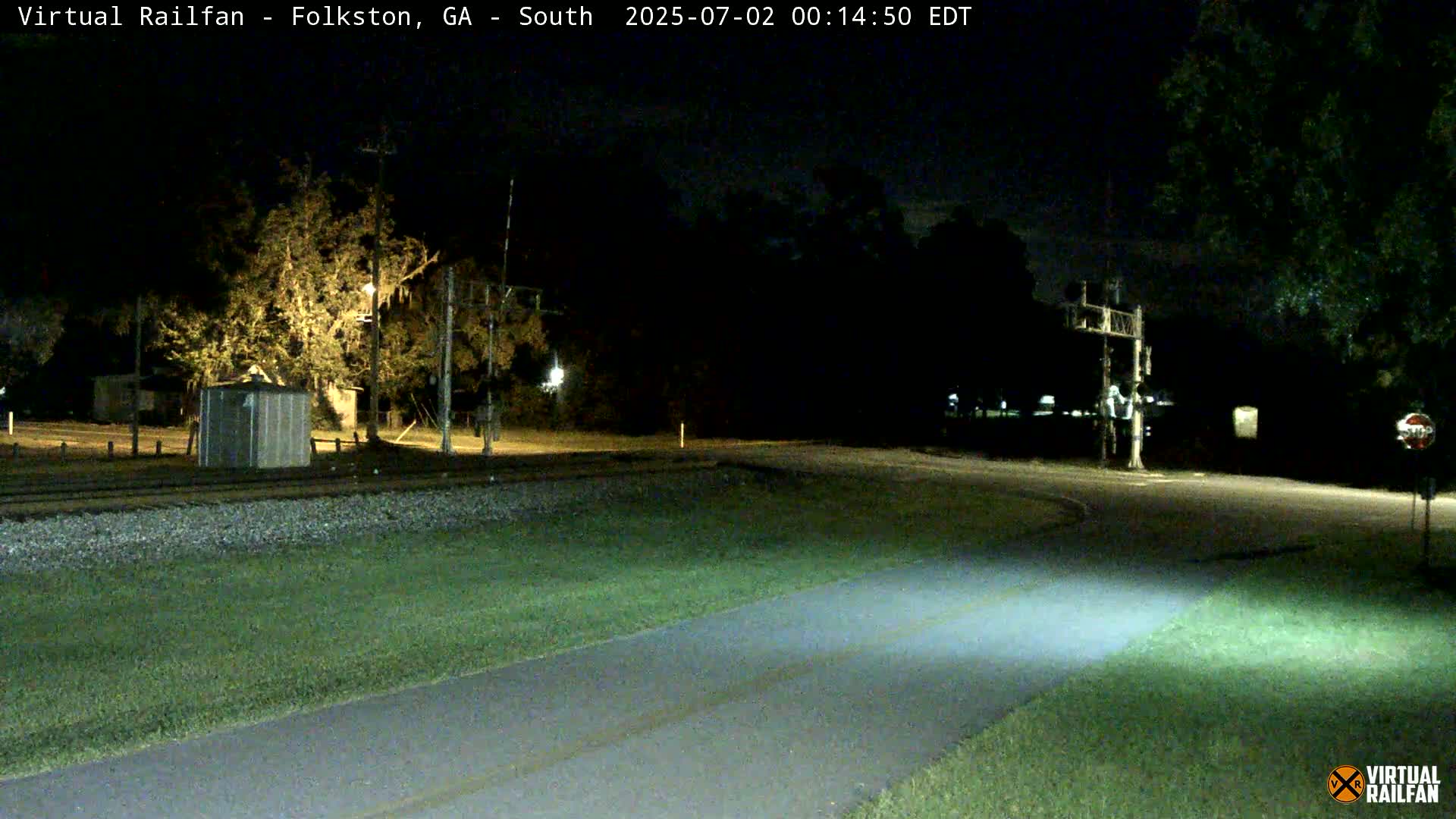 Folkston Railway - W Martin st. Junction Live Cam - Folkston, Charlton, Georgia, USA 