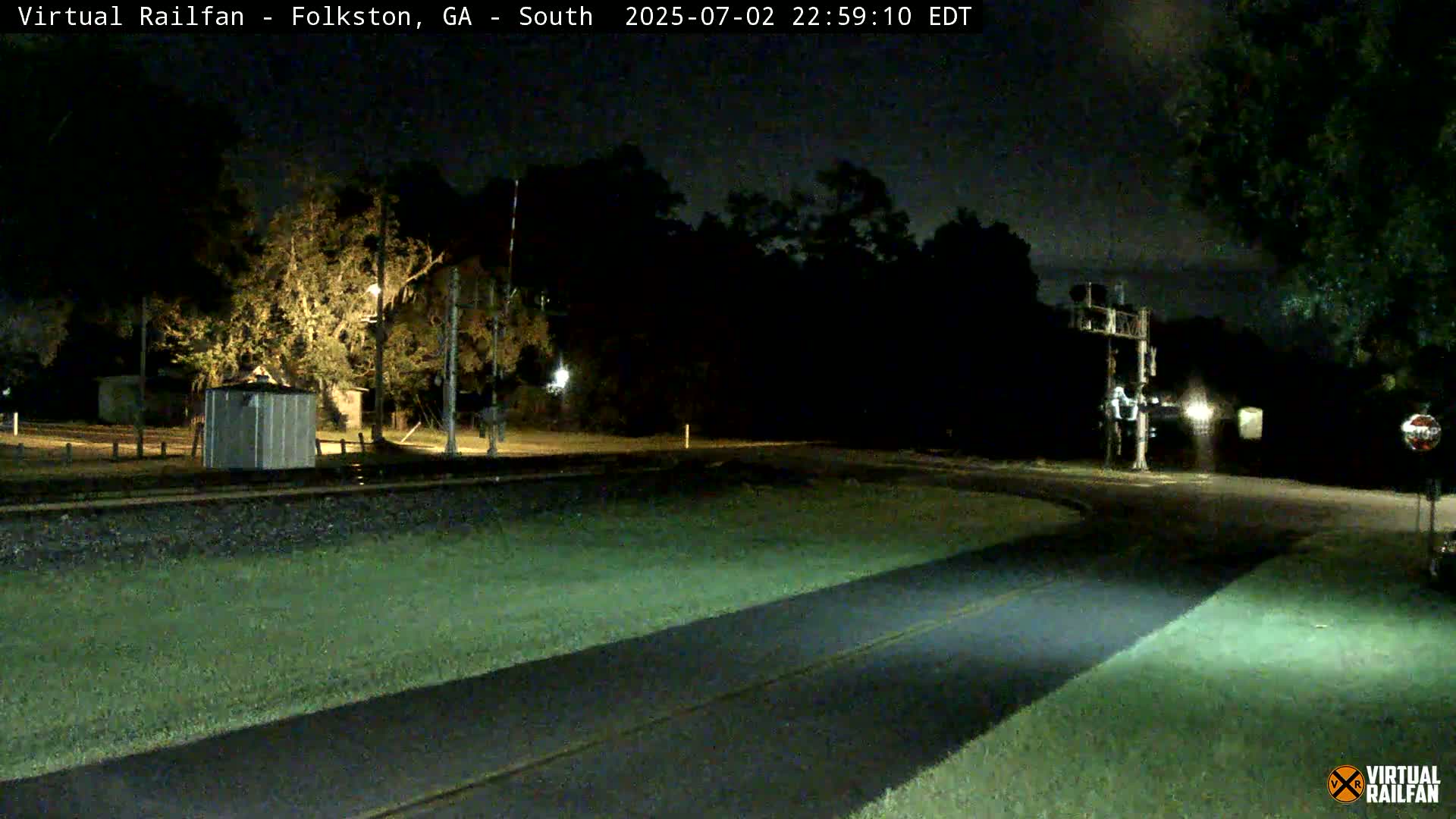 Folkston Railway - W Martin st. Junction Live Cam - Folkston, Charlton, Georgia, USA 