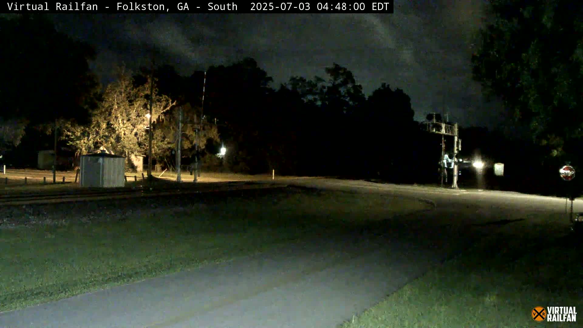 Folkston Railway - W Martin st. Junction Live Cam - Folkston, Charlton, Georgia, USA 