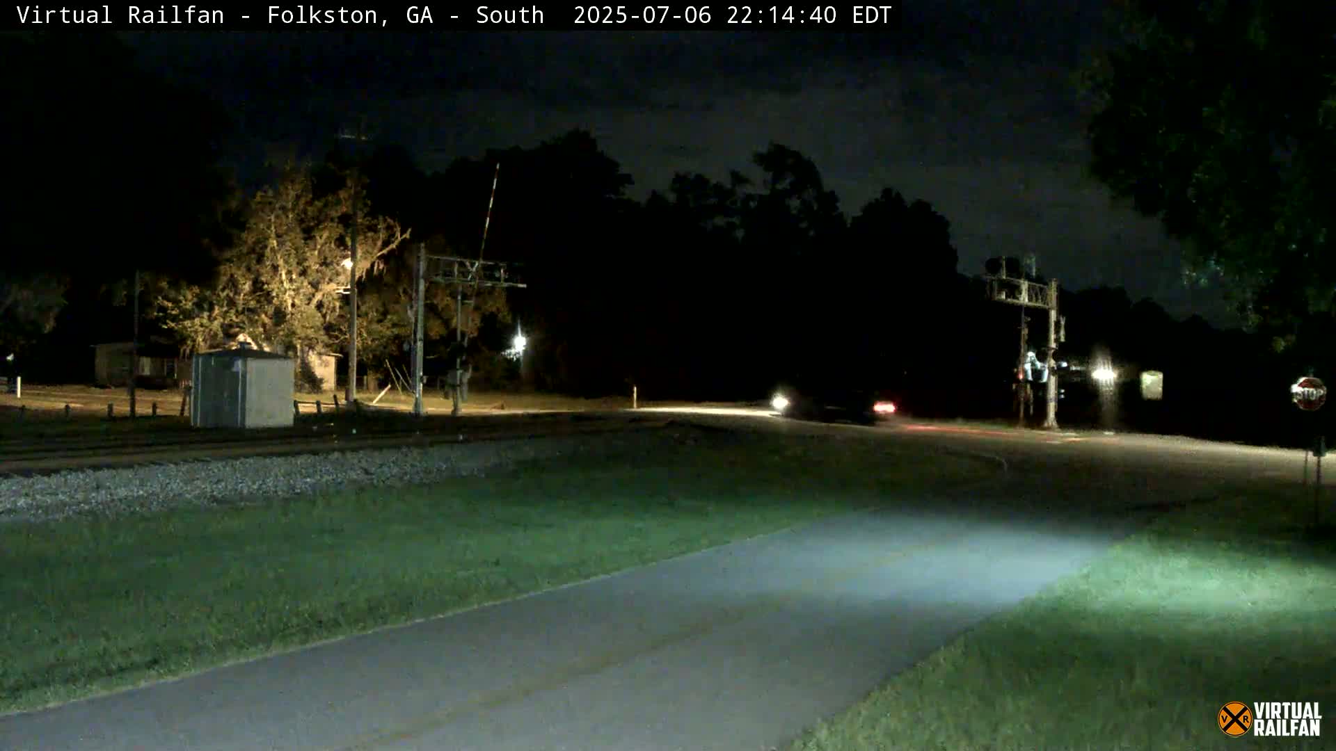 Folkston Railway - W Martin st. Junction Live Cam - Folkston, Charlton, Georgia, USA 