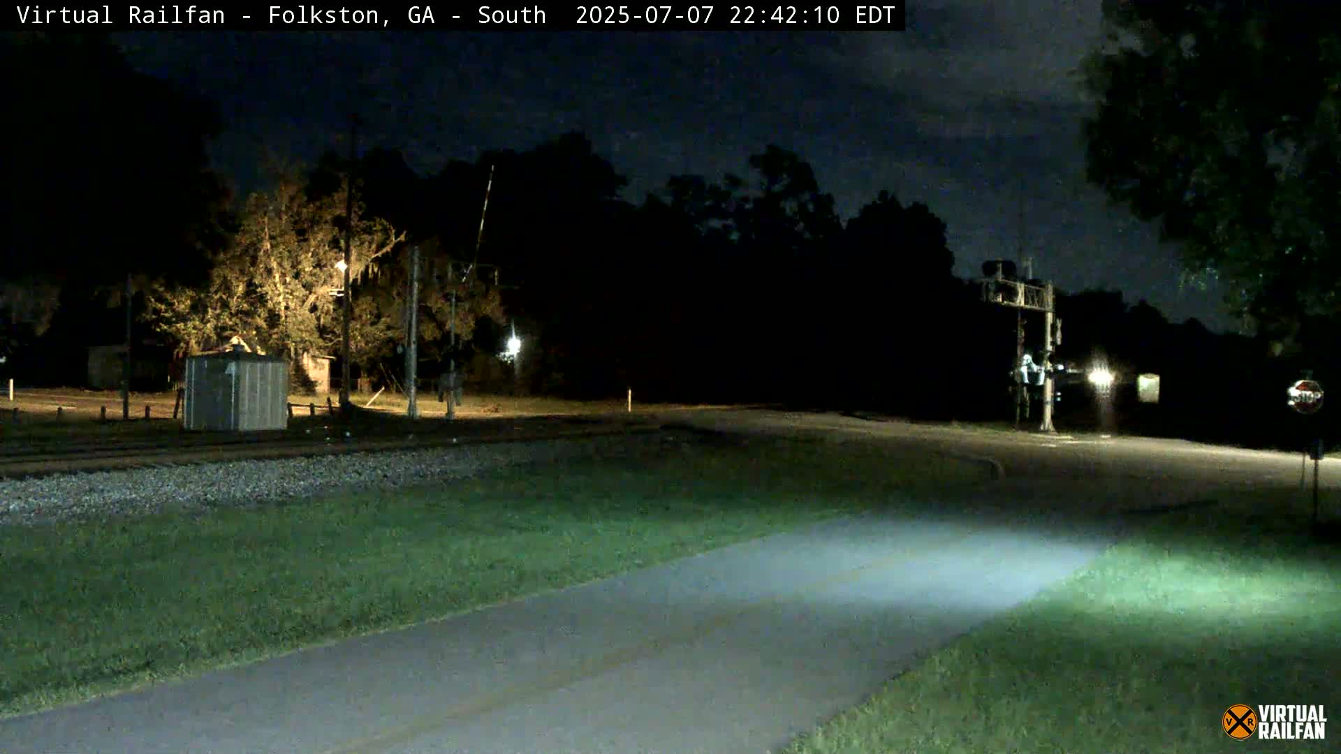 Folkston Railway - W Martin st. Junction Live Cam - Folkston, Charlton, Georgia, USA 