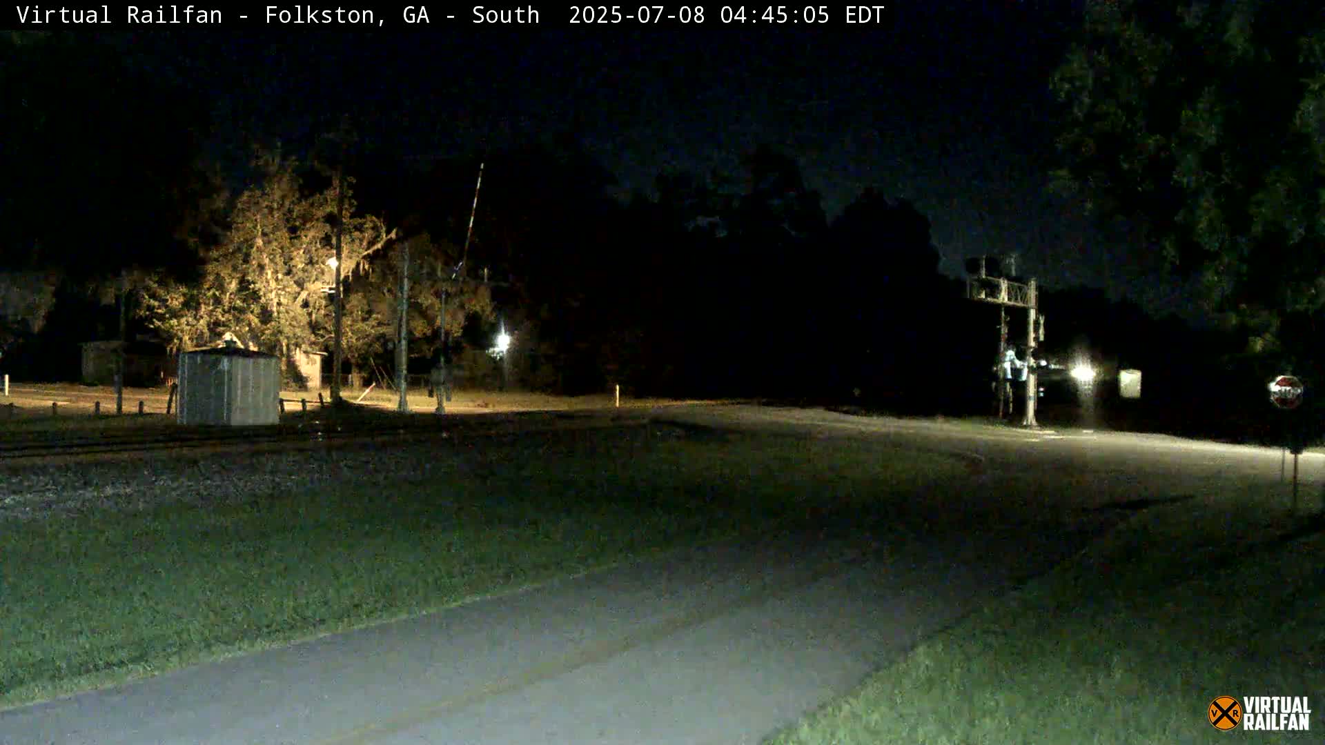 Folkston Railway - W Martin st. Junction Live Cam - Folkston, Charlton, Georgia, USA 
