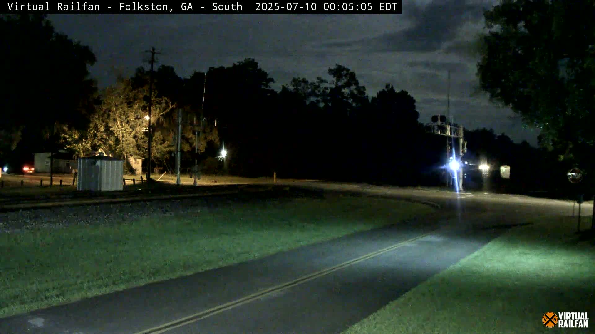 Folkston Railway - W Martin st. Junction Live Cam - Folkston, Charlton, Georgia, USA 