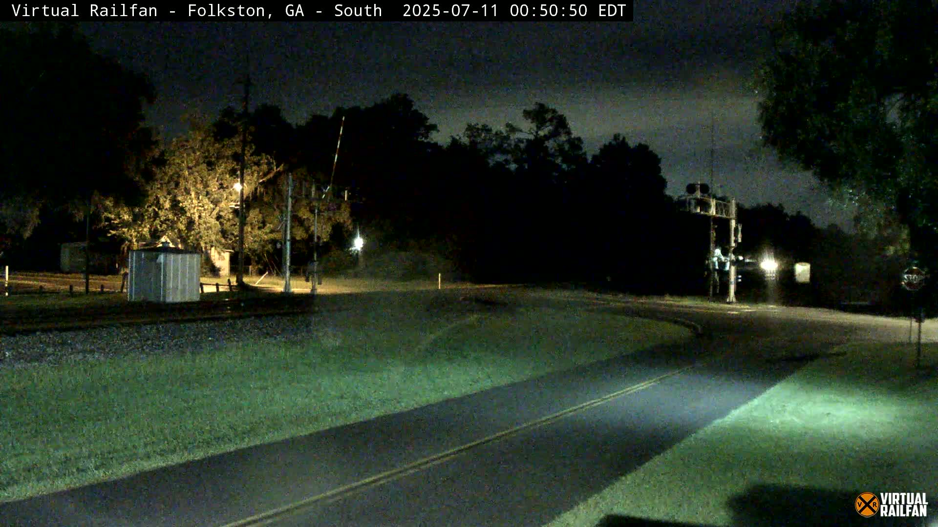 Folkston Railway - W Martin st. Junction Live Cam - Folkston, Charlton, Georgia, USA 