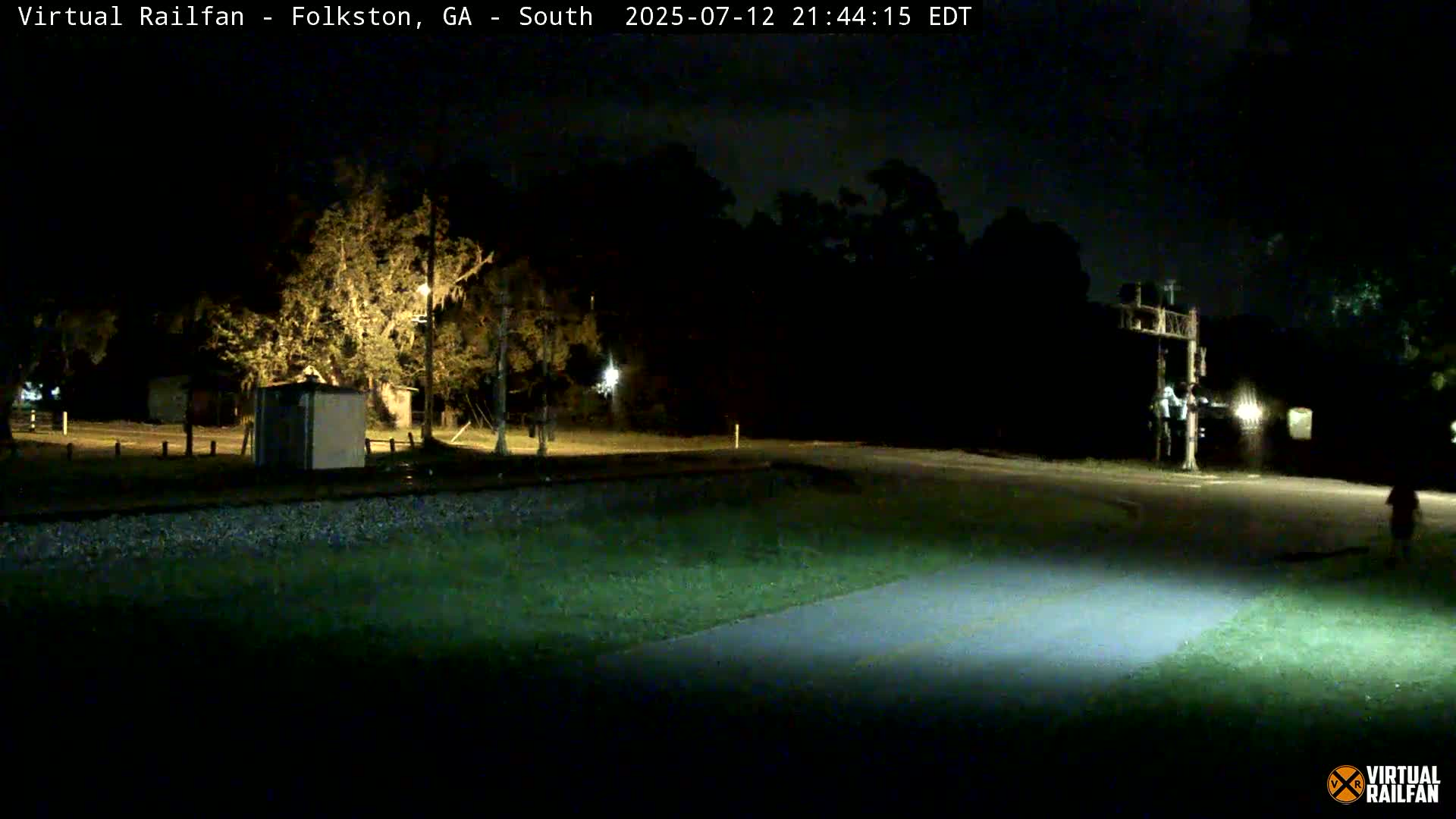 Folkston Railway - W Martin st. Junction Live Cam - Folkston, Charlton, Georgia, USA 