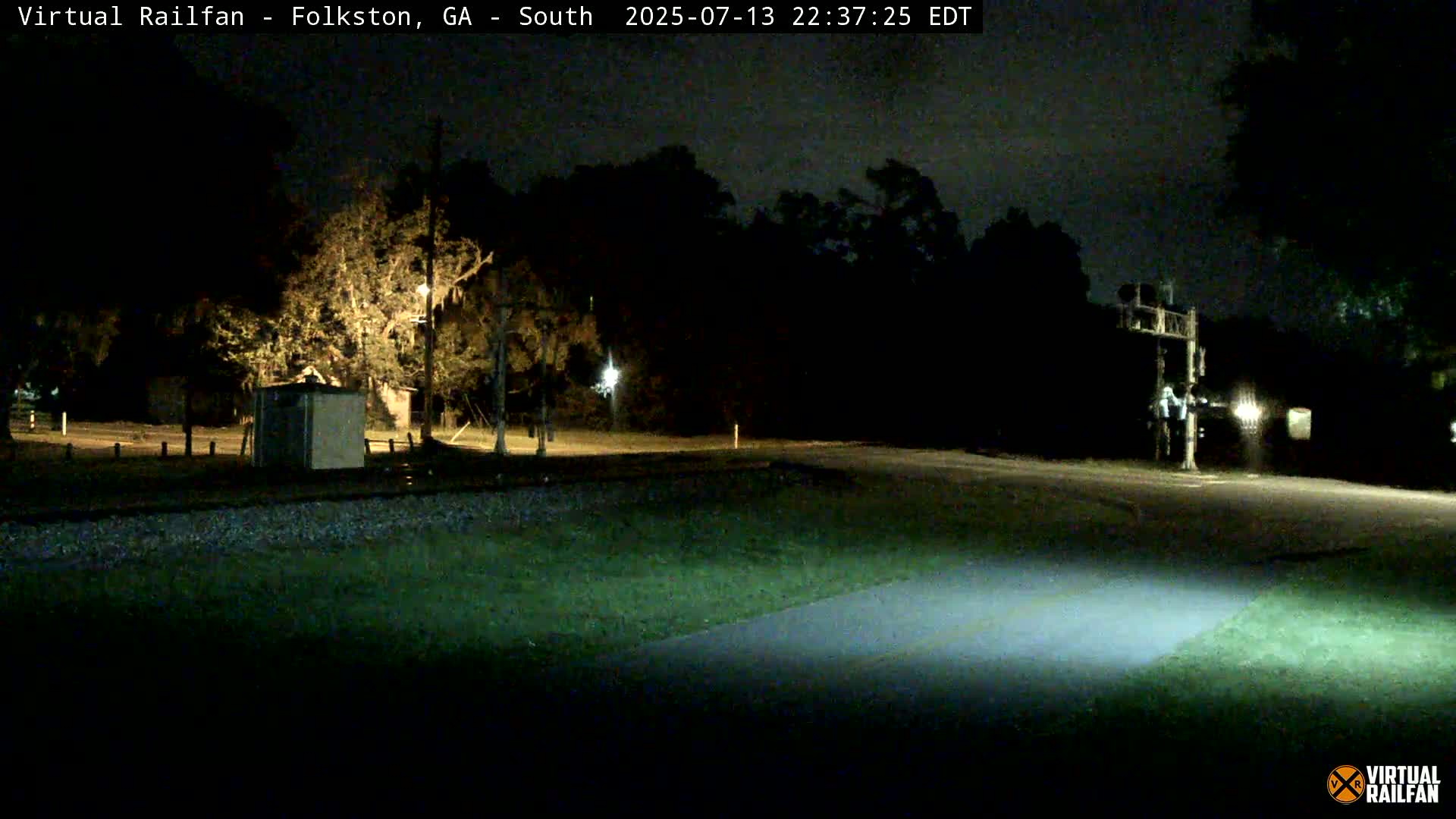 Folkston Railway - W Martin st. Junction Live Cam - Folkston, Charlton, Georgia, USA 
