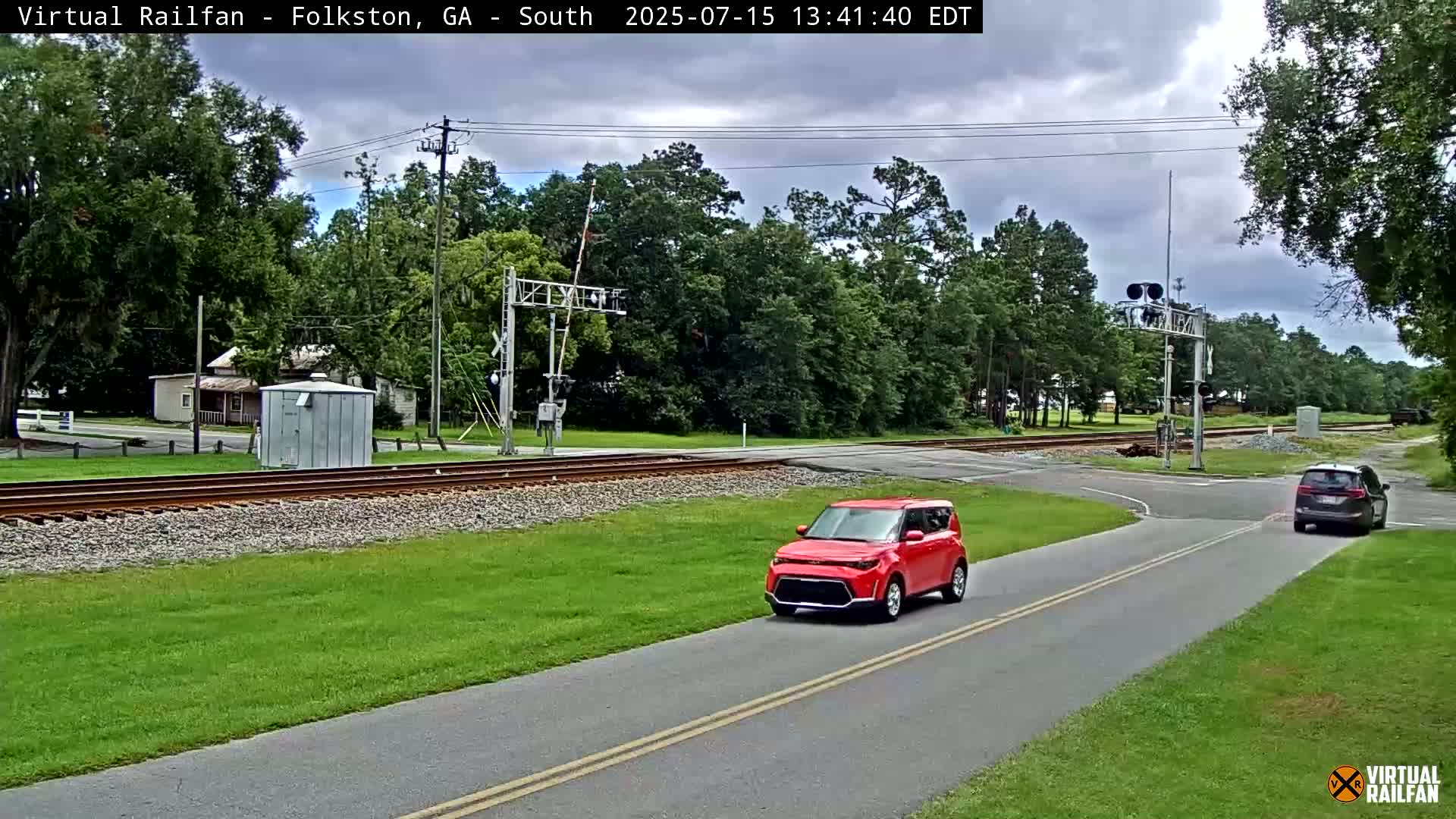 Folkston Railway - W Martin st. Junction Live Cam - Folkston, Charlton, Georgia, USA 