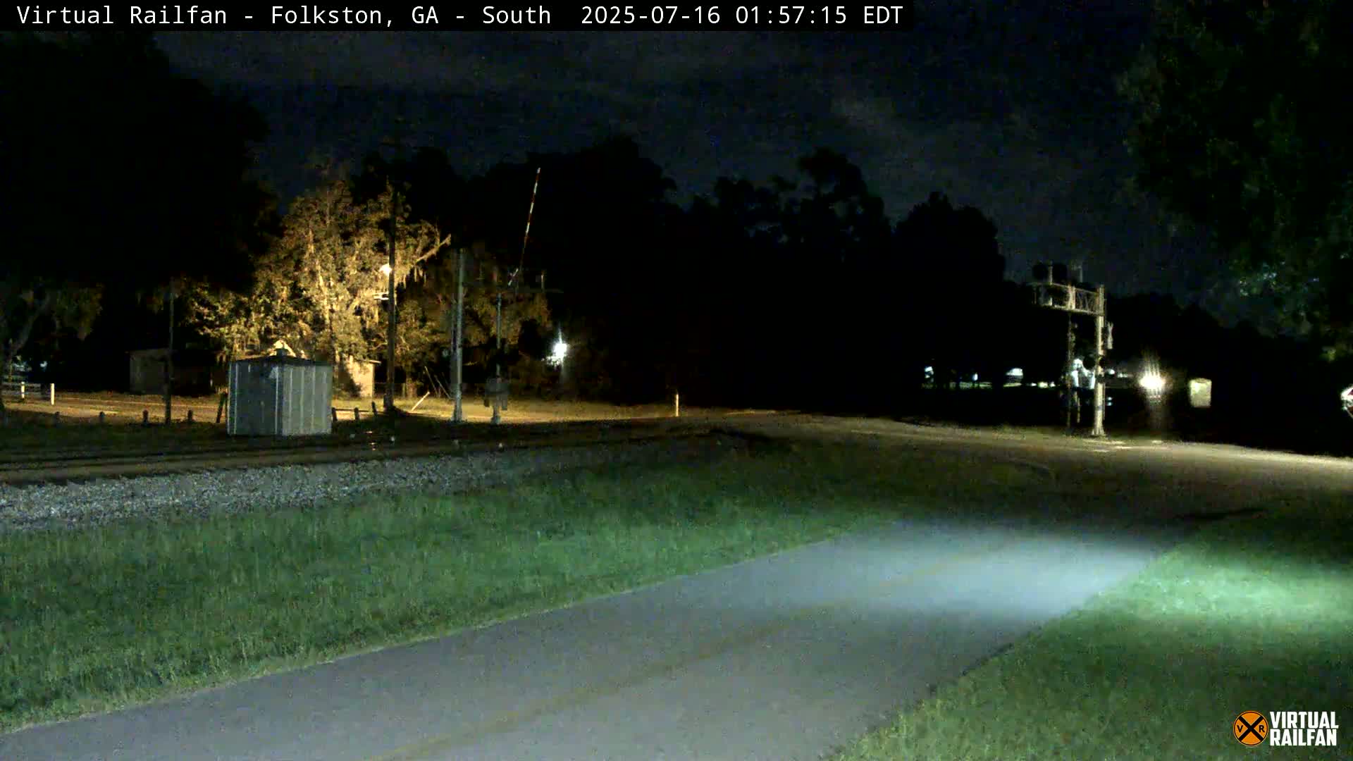 Folkston Railway - W Martin st. Junction Live Cam - Folkston, Charlton, Georgia, USA 