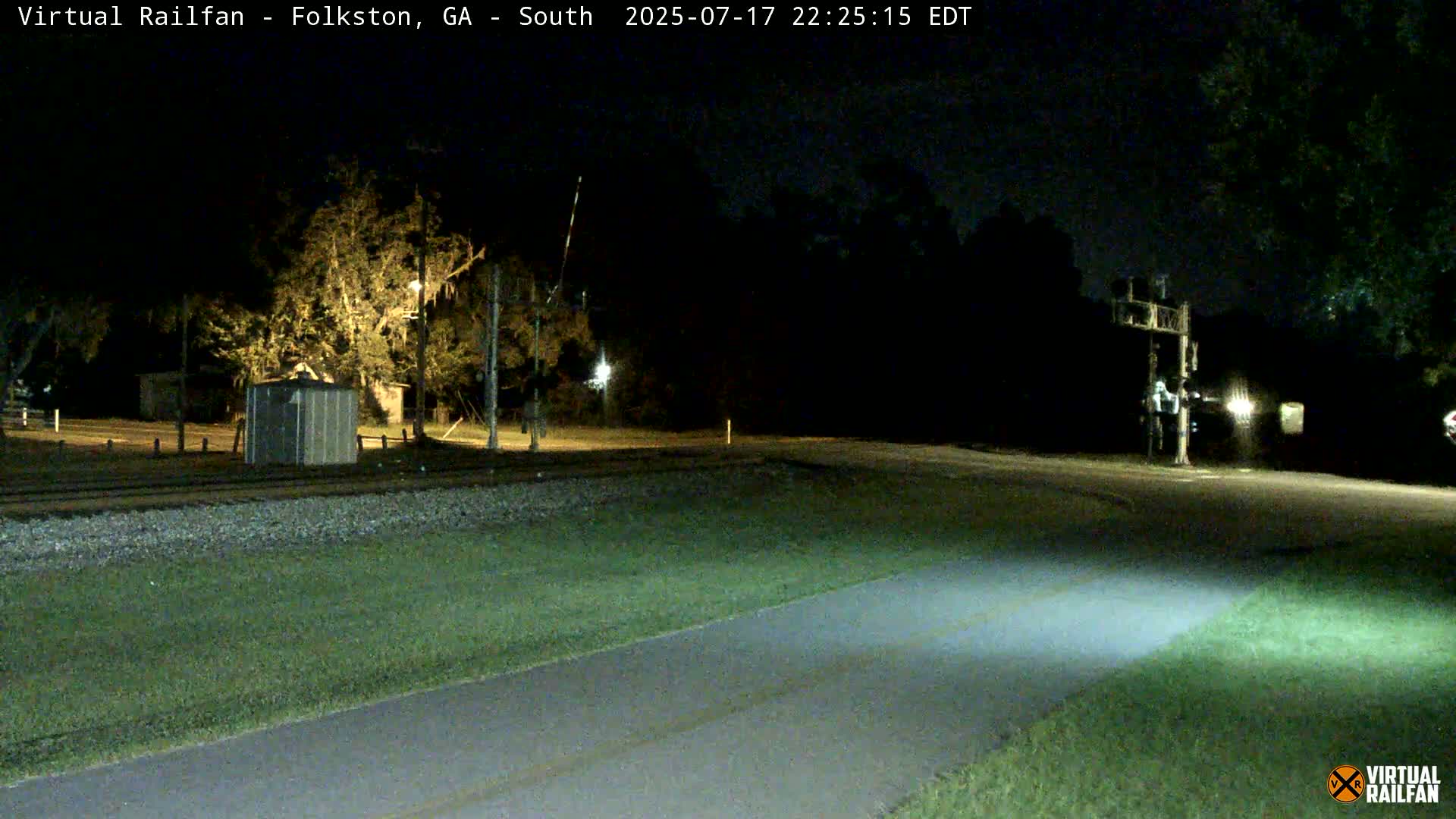 Folkston Railway - W Martin st. Junction Live Cam - Folkston, Charlton, Georgia, USA 