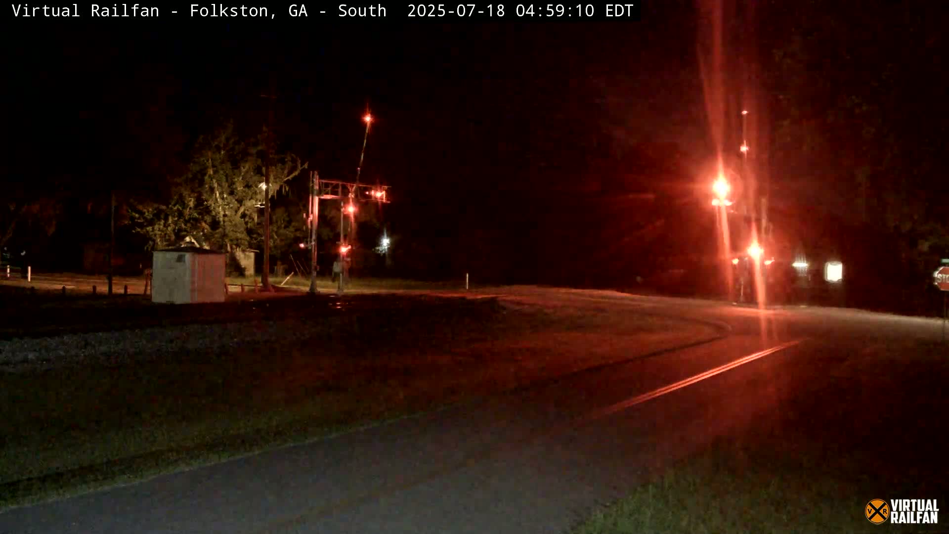 Folkston Railway - W Martin st. Junction Live Cam - Folkston, Charlton, Georgia, USA 