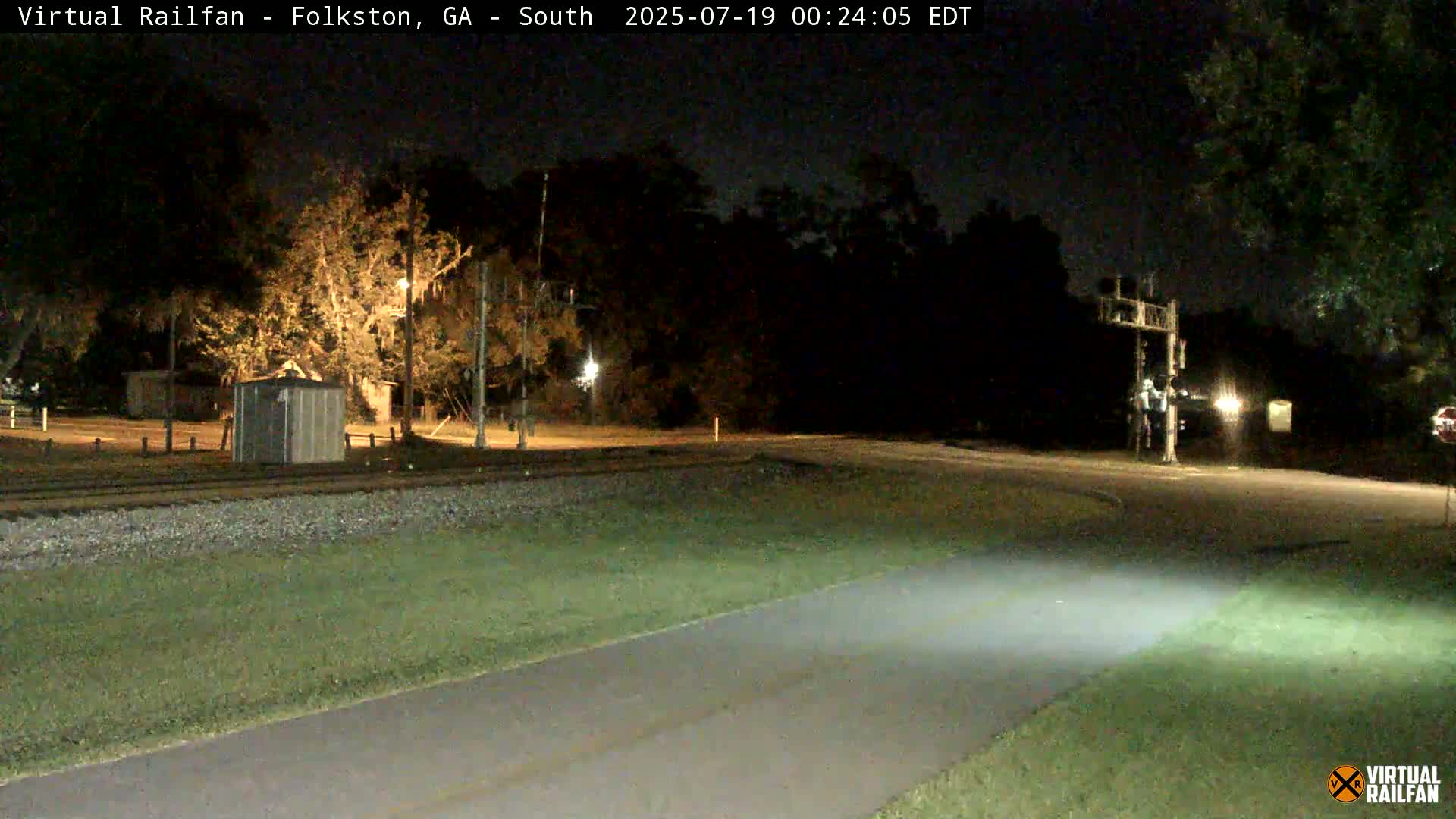 Folkston Railway - W Martin st. Junction Live Cam - Folkston, Charlton, Georgia, USA 